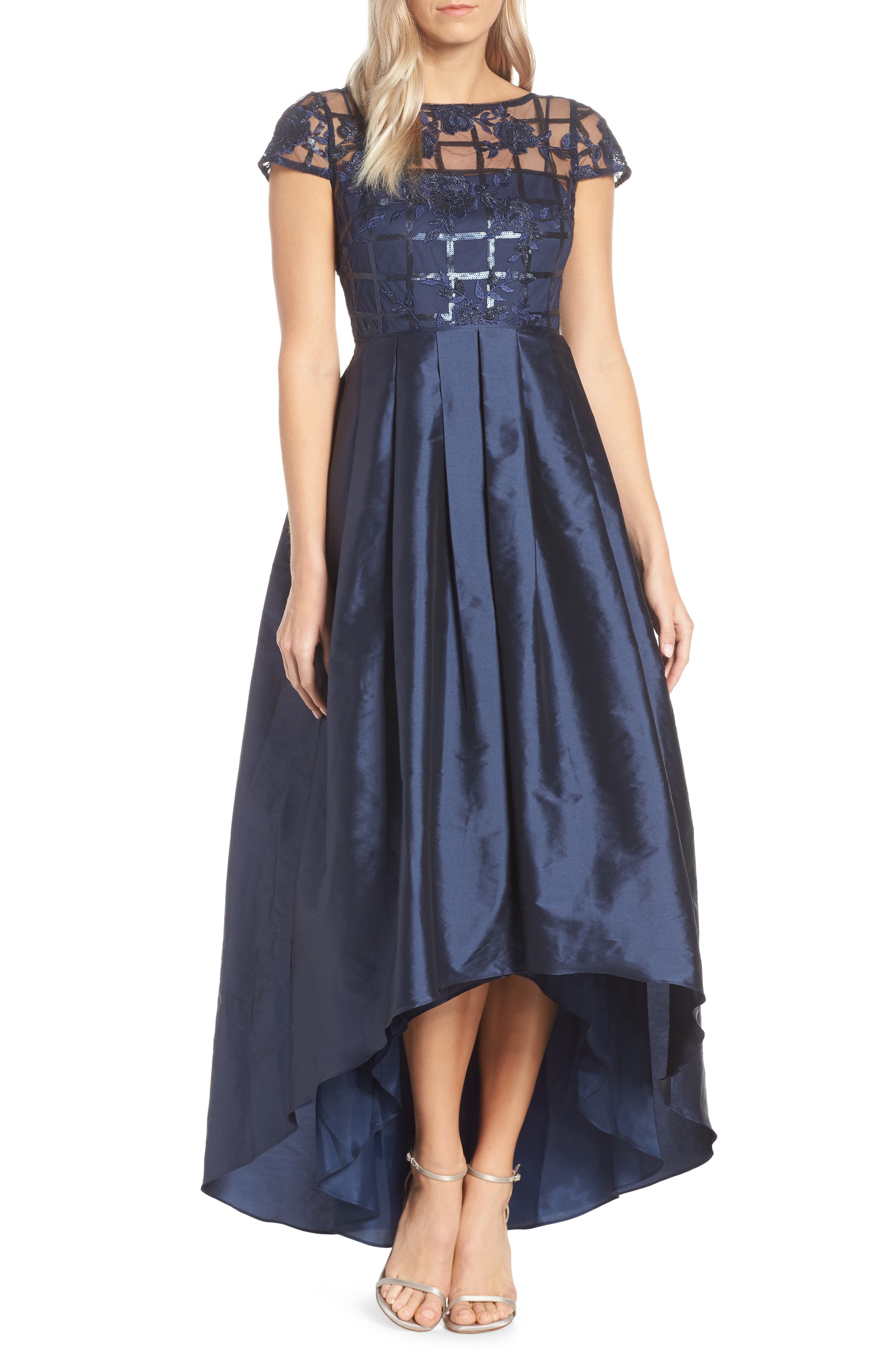 Adrianna Papell Sequin Evening Dress, Blue