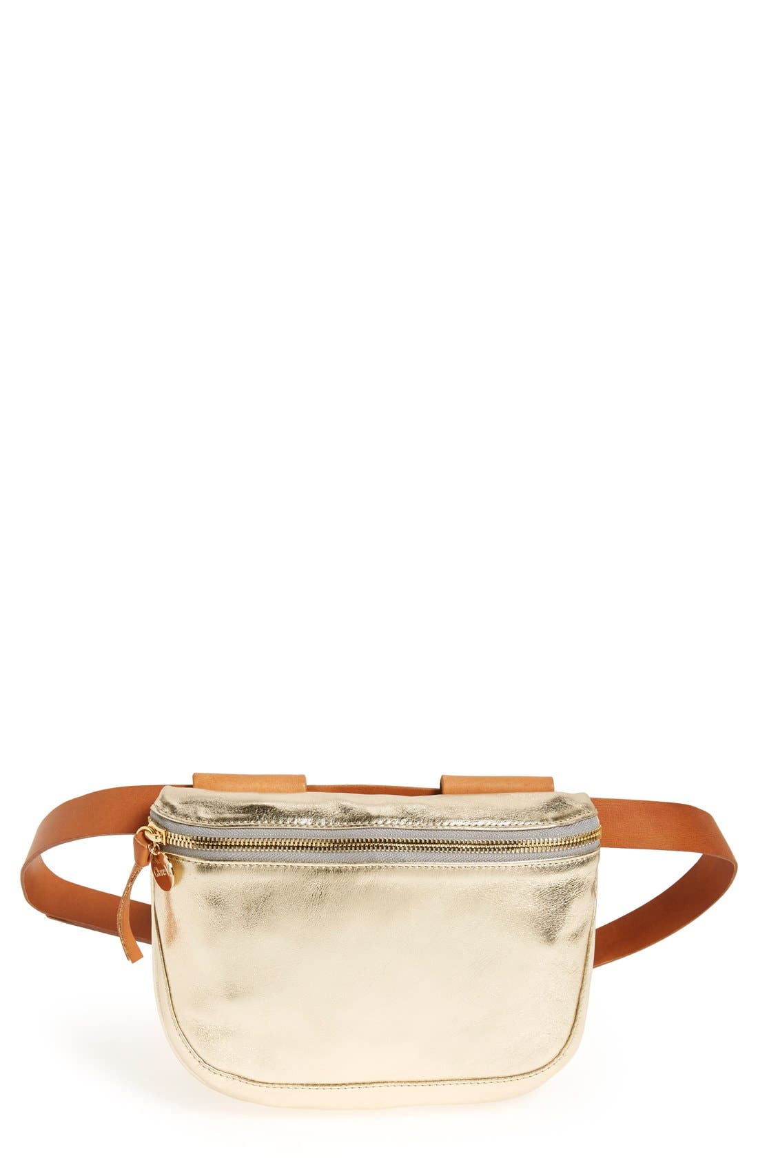 Clare V. 'Maison' Metallic Leather Fanny Pack Nordstrom