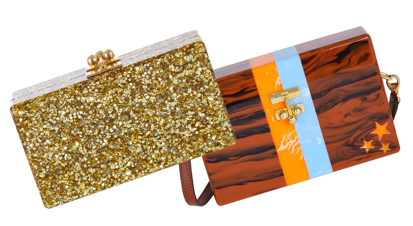 Edie Parker handbags.