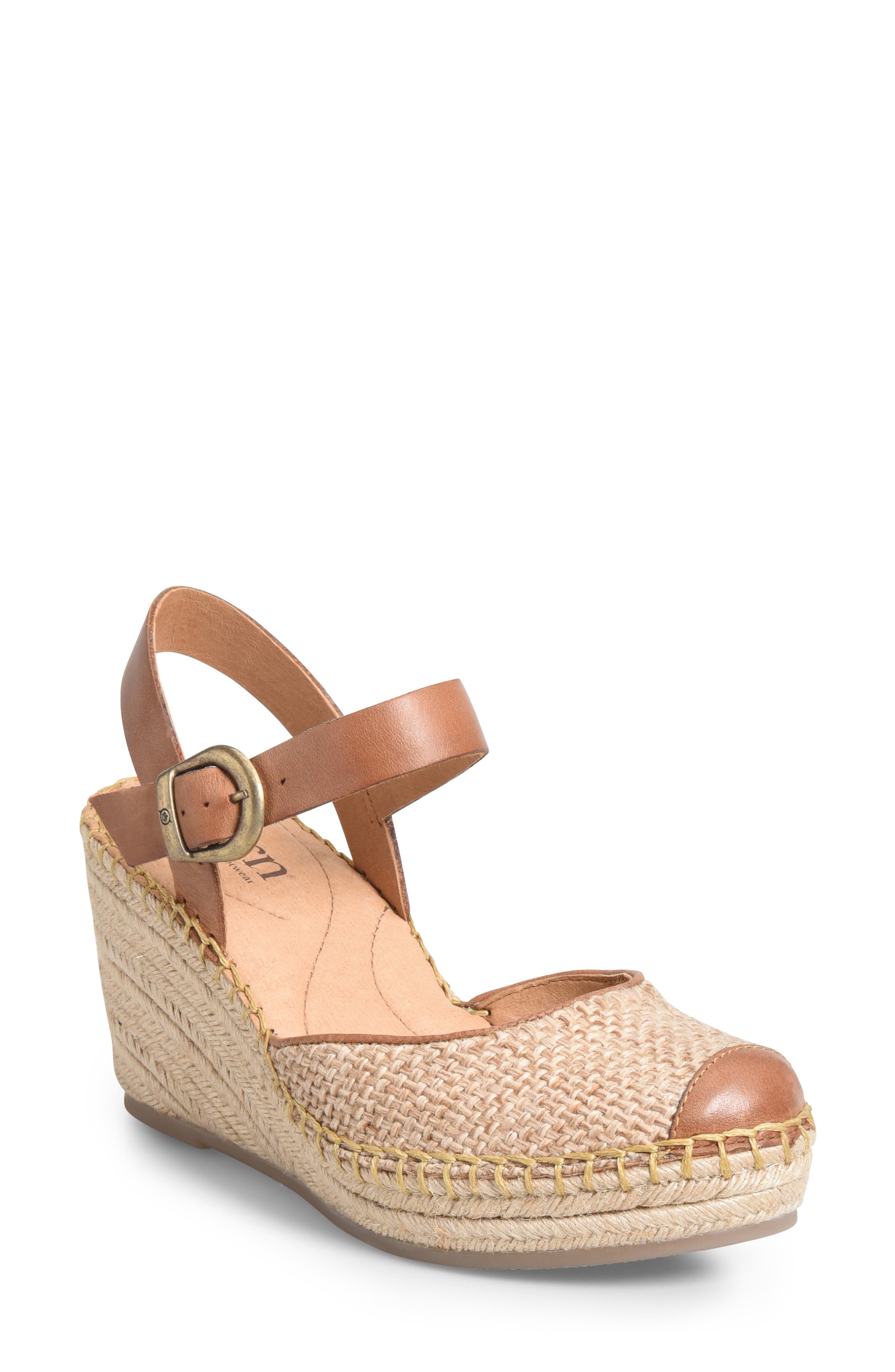 B?rn Guadalupe Wedge Sandal, Brown
