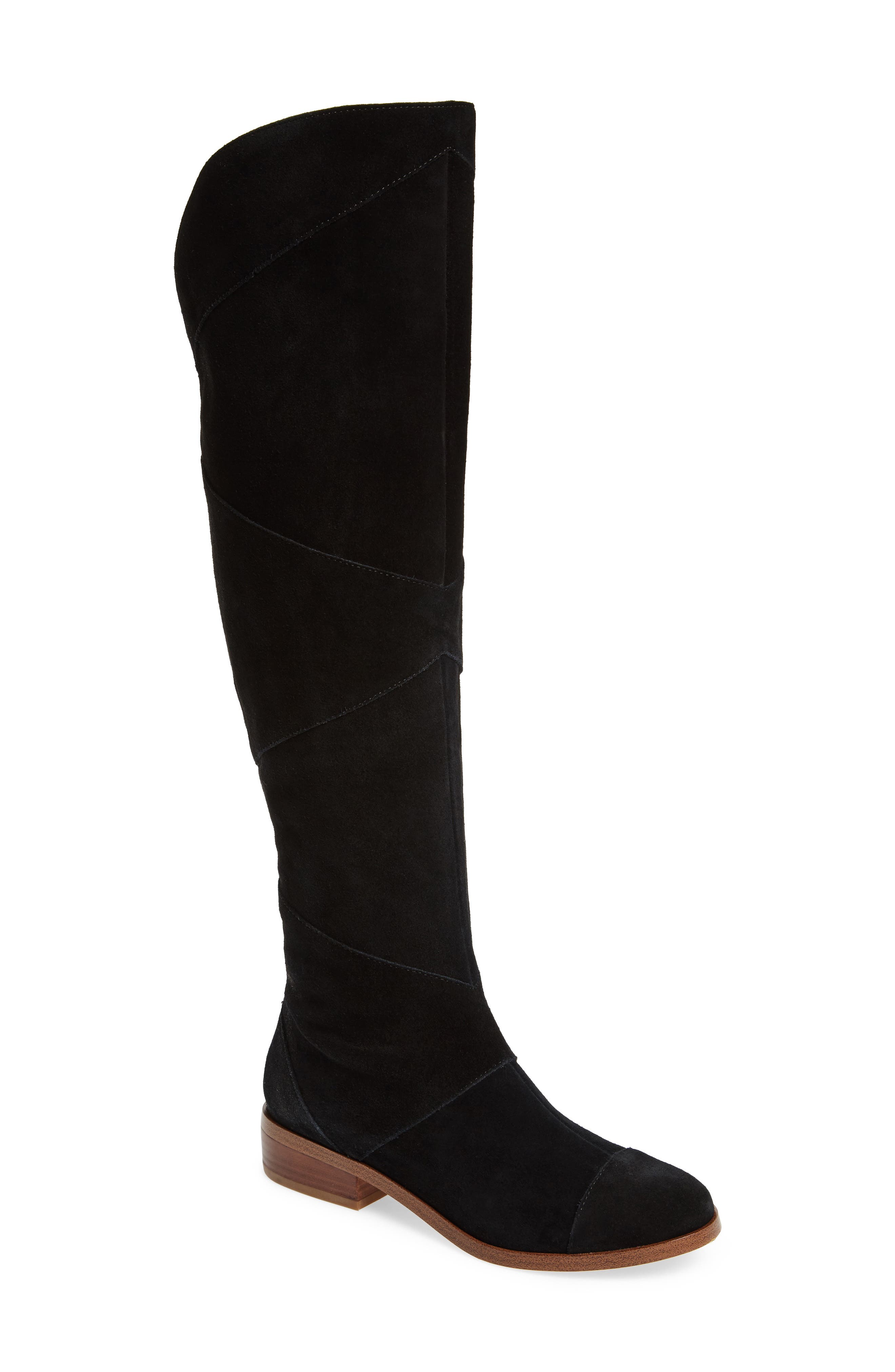 Sole Society Tiff Over The Knee Boot, Black