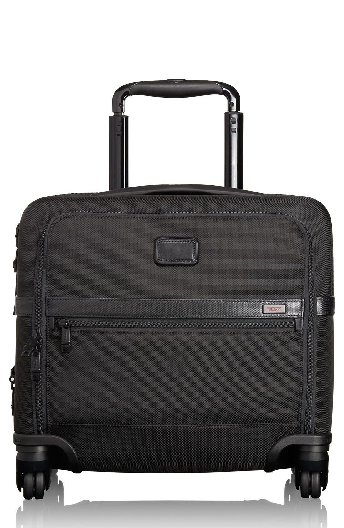 UPC 742315282510 product image for Men's Tumi 'Alpha 2' Expandable Wheeled Briefcase - Black | upcitemdb.com