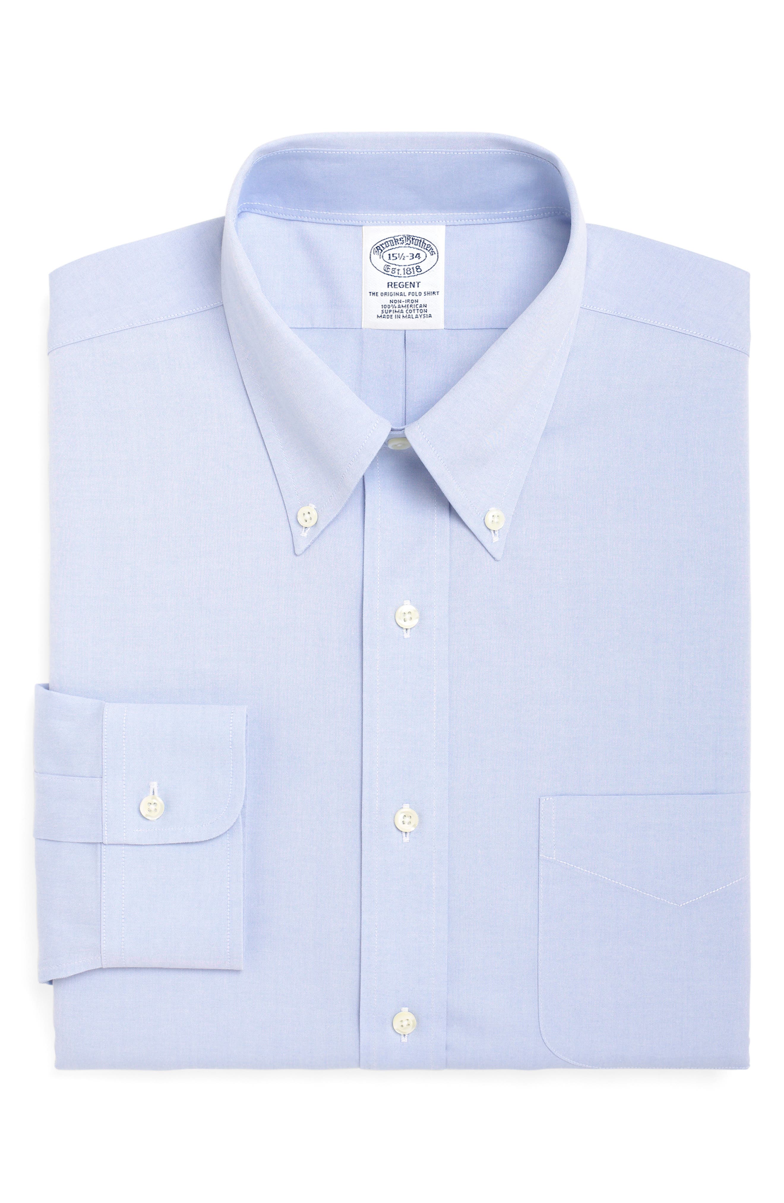 Brooks Brothers Regular Fit Solid Dress Shirt (3 For $207)