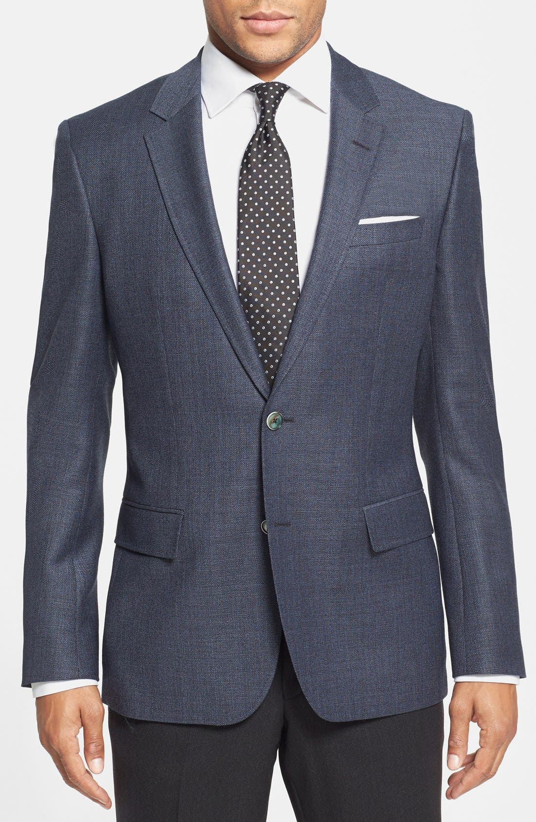 BOSS HUGO BOSS 'Hutson' Trim Fit Wool Blazer | Nordstrom