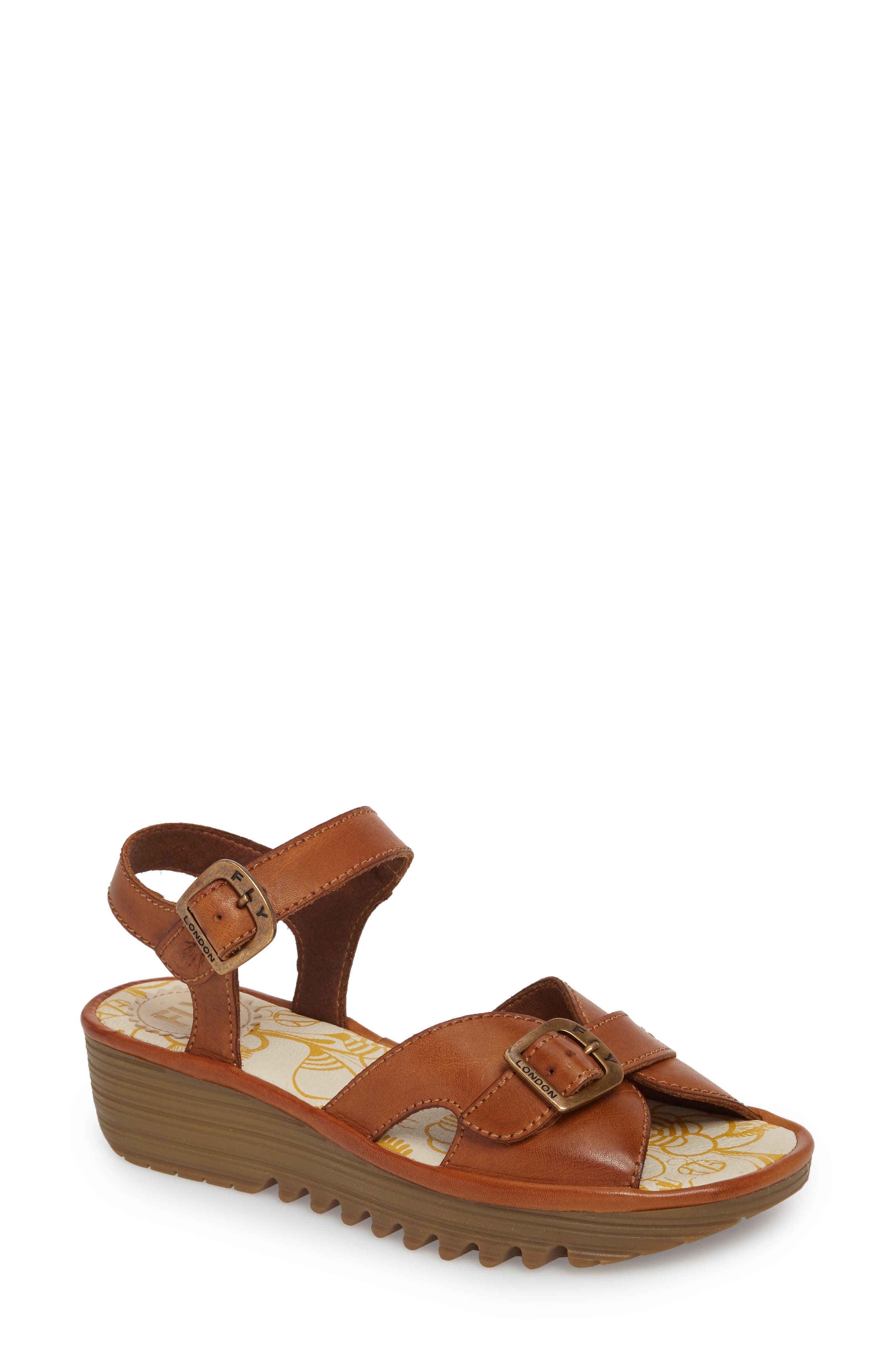 Fly London Egal Sandal - Brown