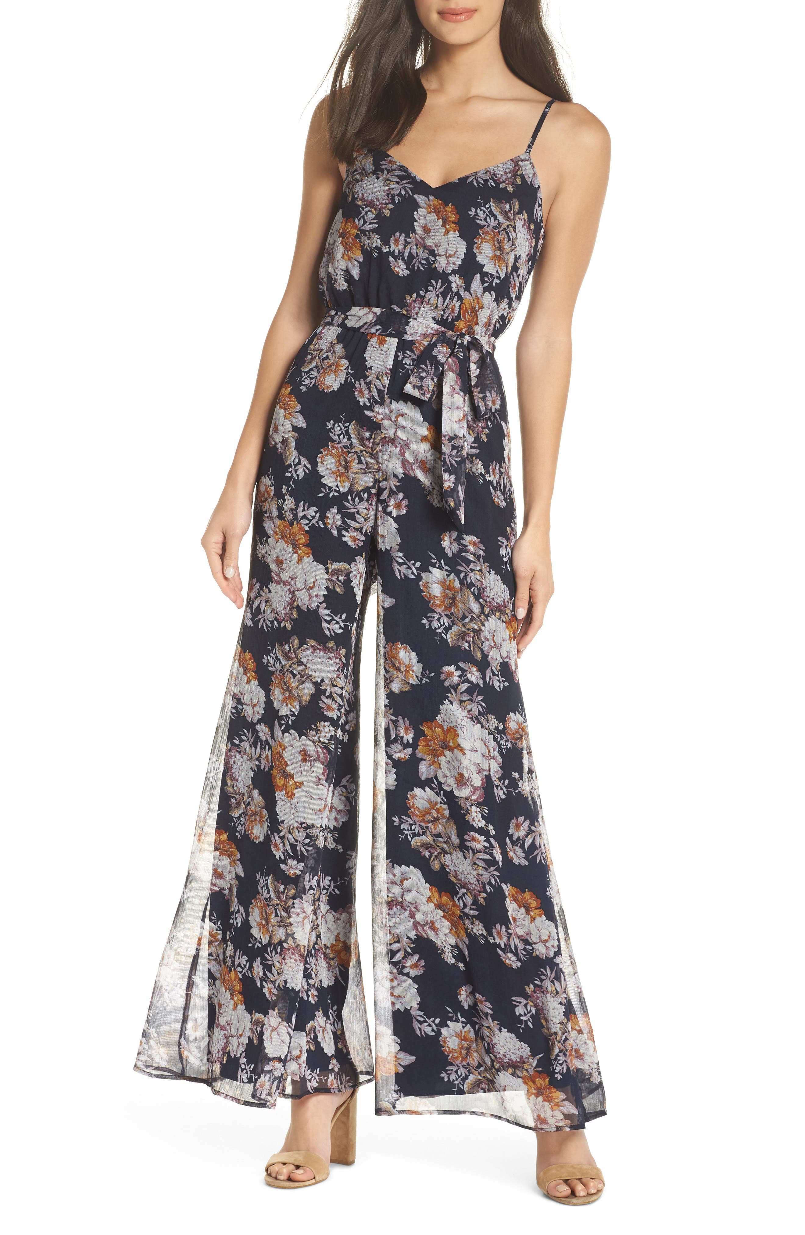 Ali & Jay Floral Print Wide Leg Jumpsuit | Nordstrom