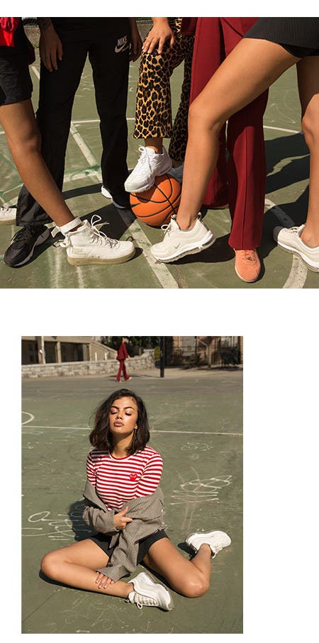 Nordstrom x Nike: pick-up game editorial.