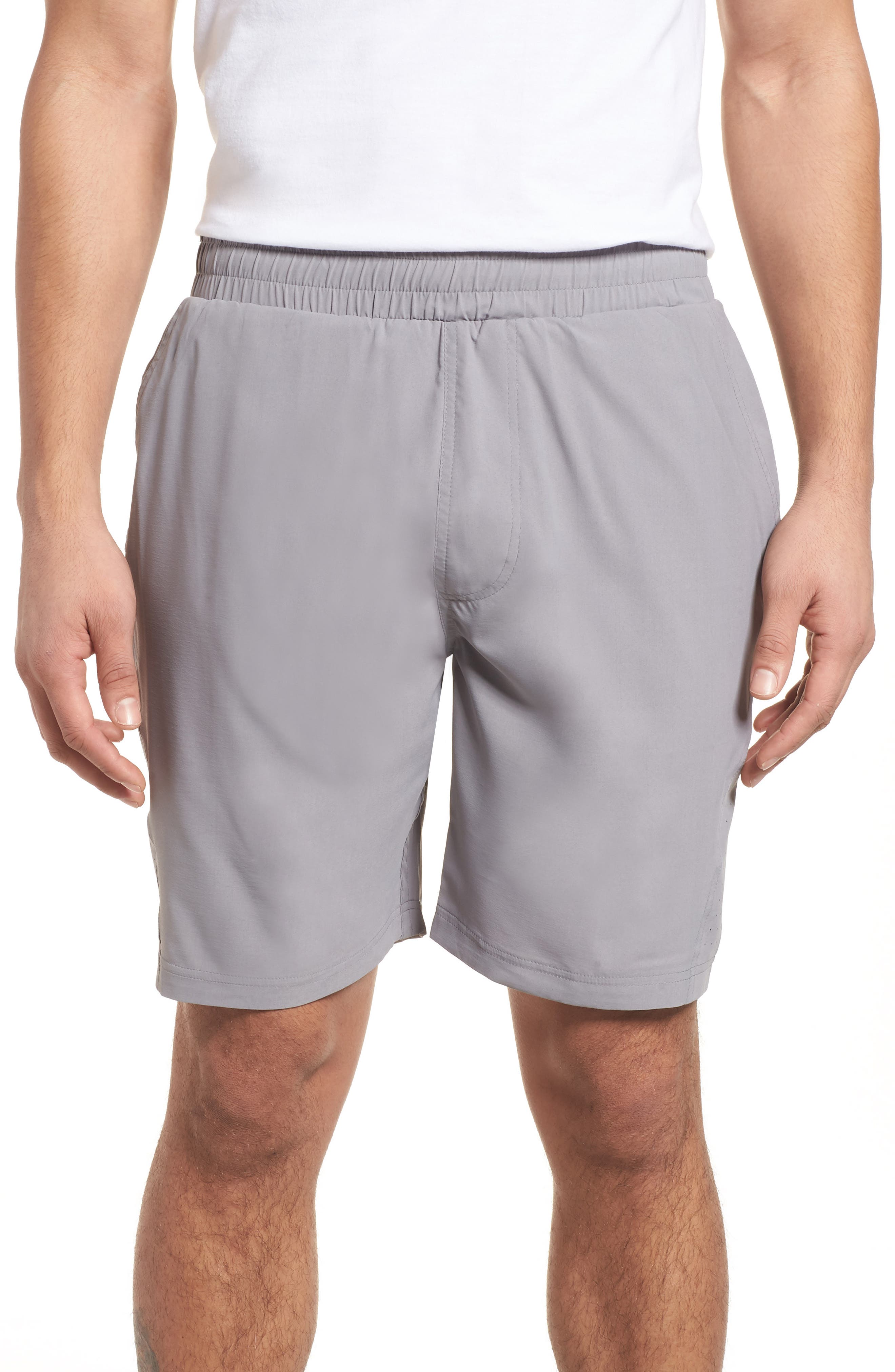 Tasc Performance Charge Water Resistant Athletic Shorts, Grey