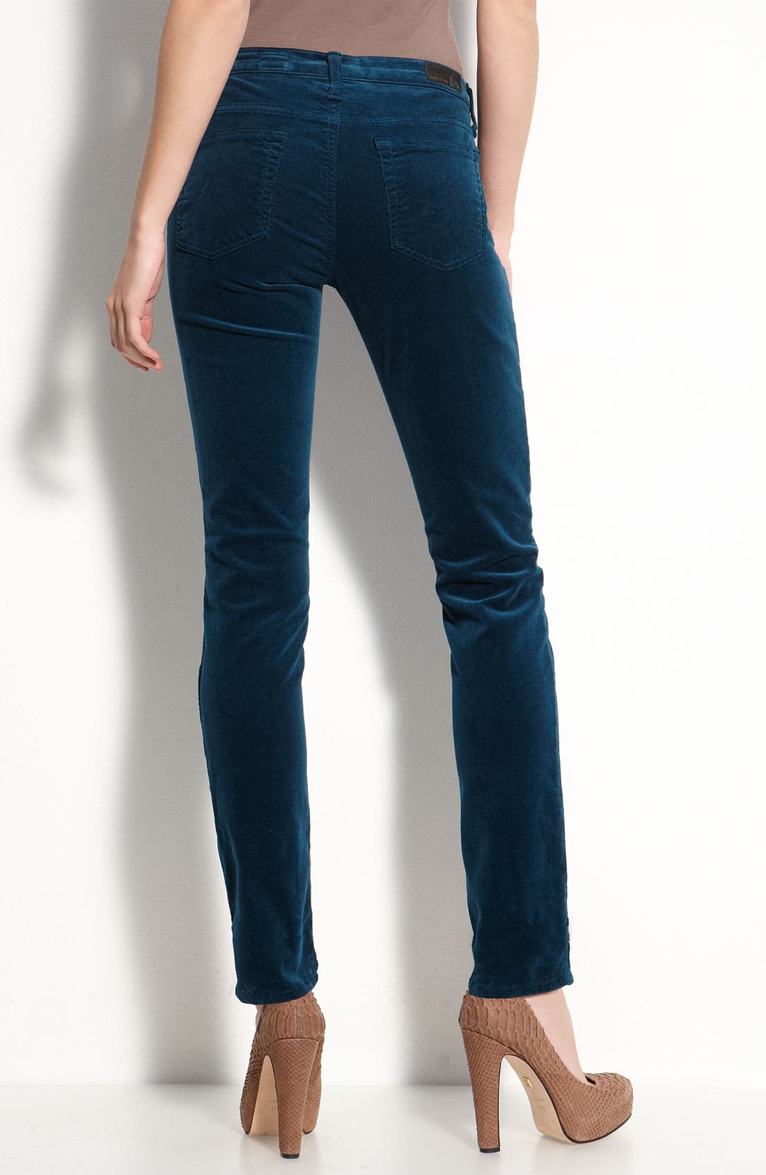 AG Jeans 'Stilt' Skinny Stretch Velvet Pants Nordstrom