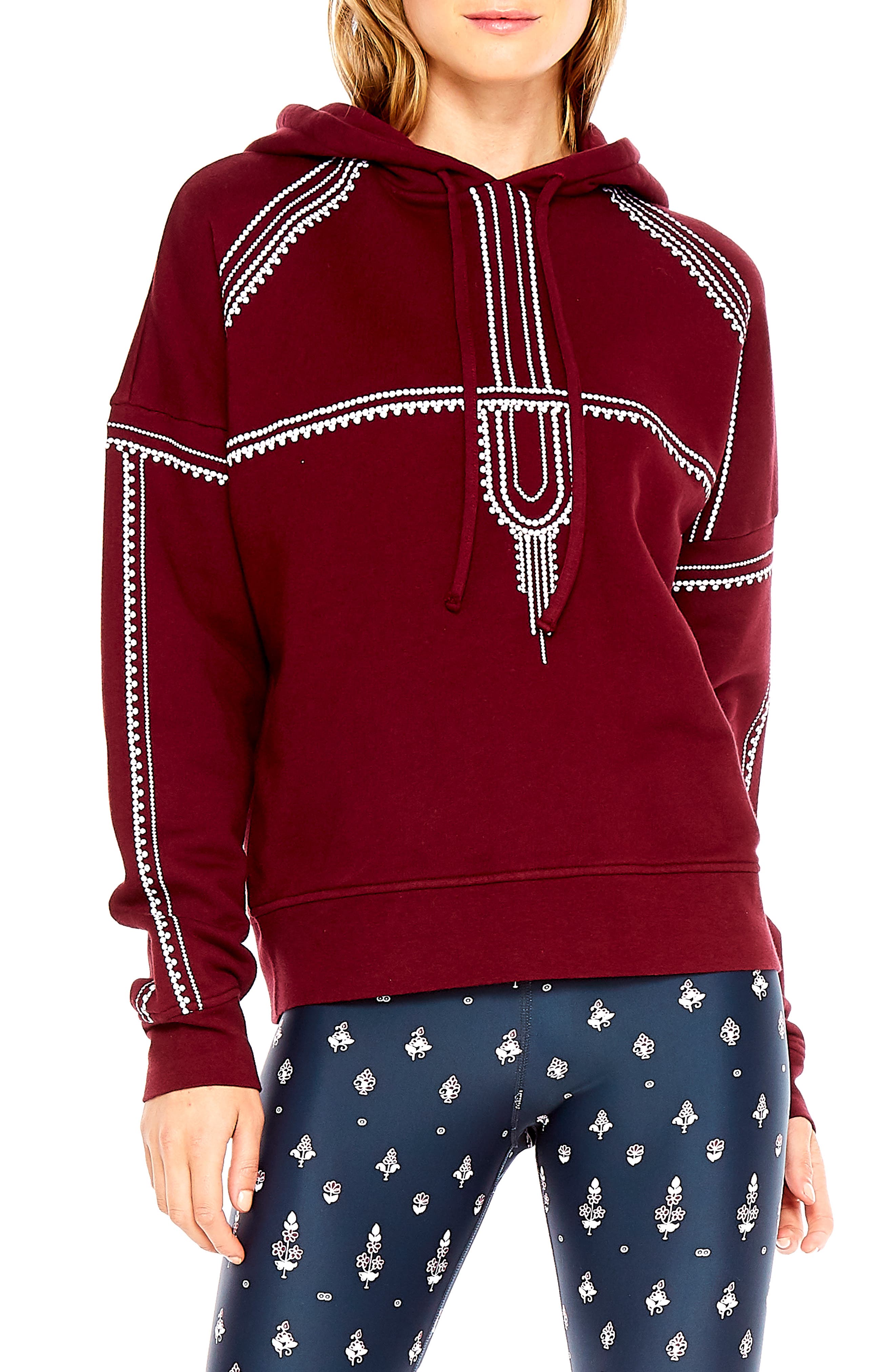 The Upside Phoenix Hoodie, Burgundy
