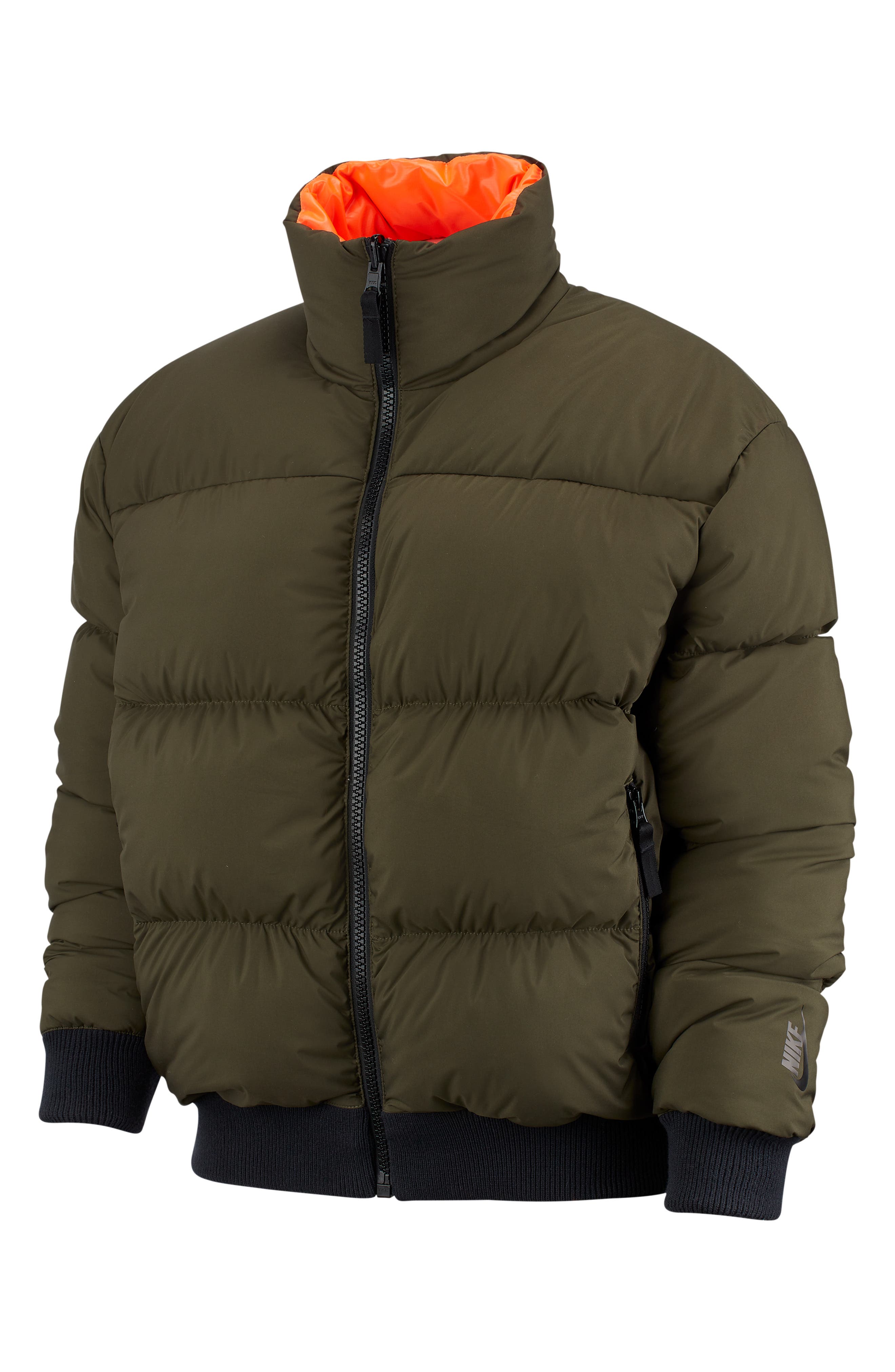 Nike Nrg Reversible Down Fill Puffer Jacket, Green