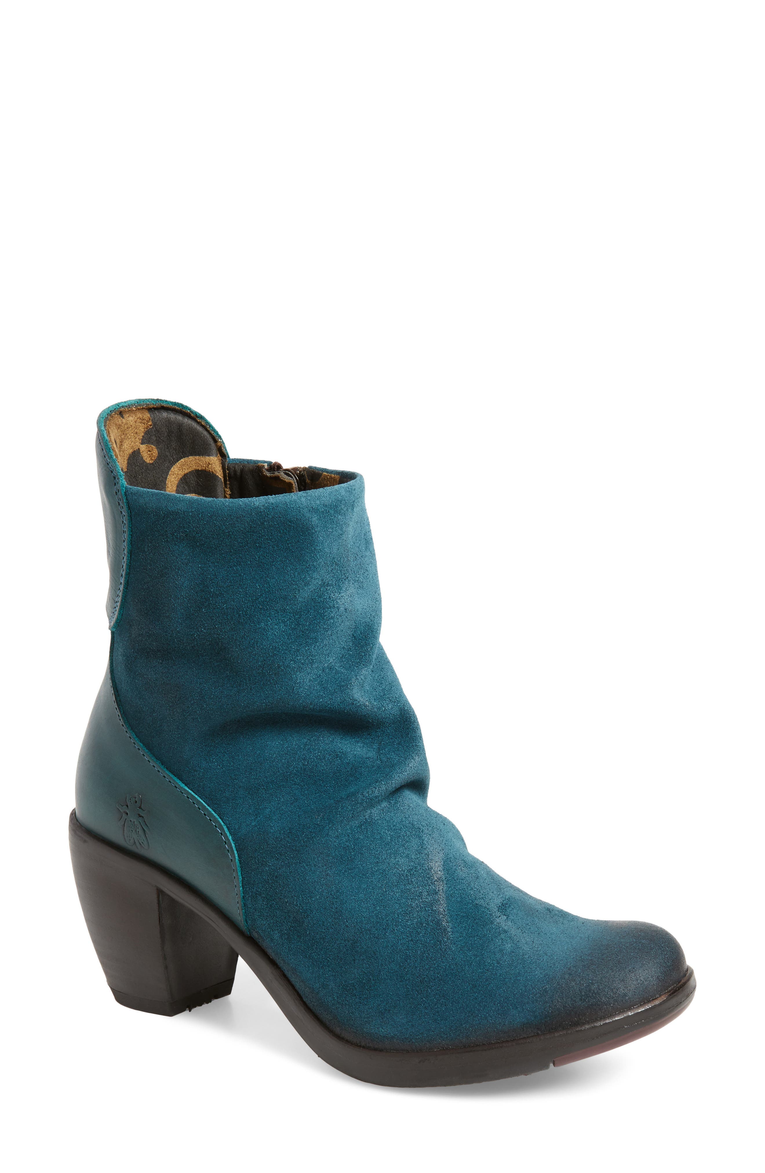 Fly London Hota Slouch Bootie - Blue