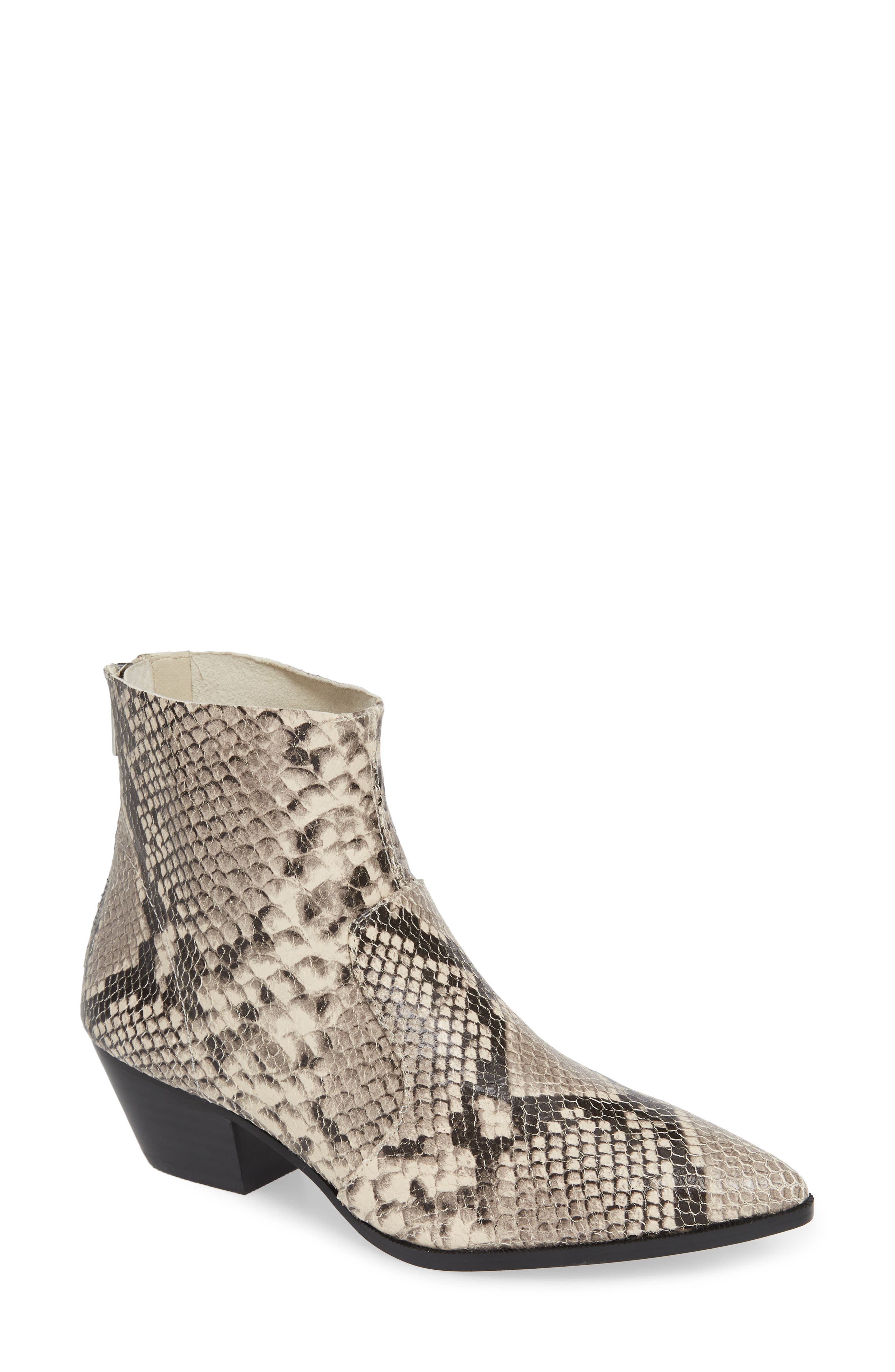 UPC 824095407137 product image for Women's Steve Madden Caf Bootie, Size 8.5 M - Beige | upcitemdb.com