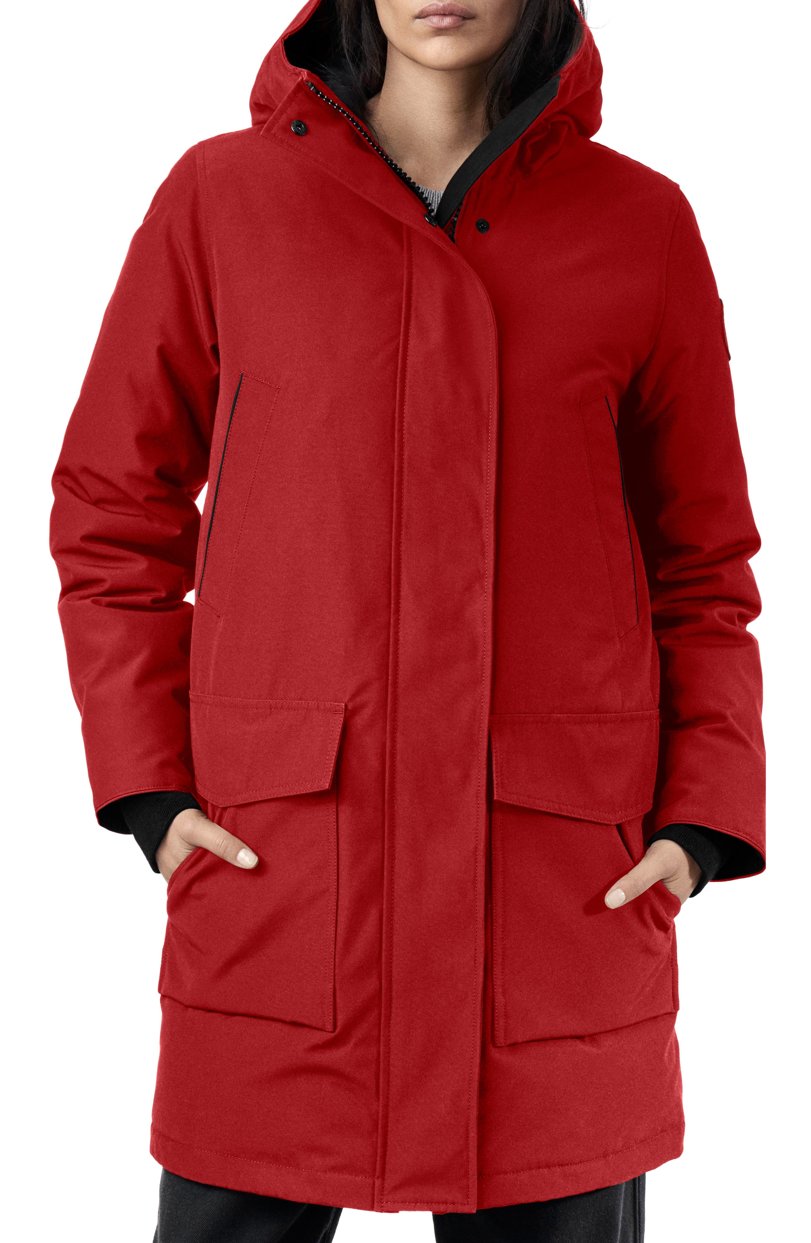 Canada Goose Canmore 625 Fill Power Down Parka, (10-12) - Red