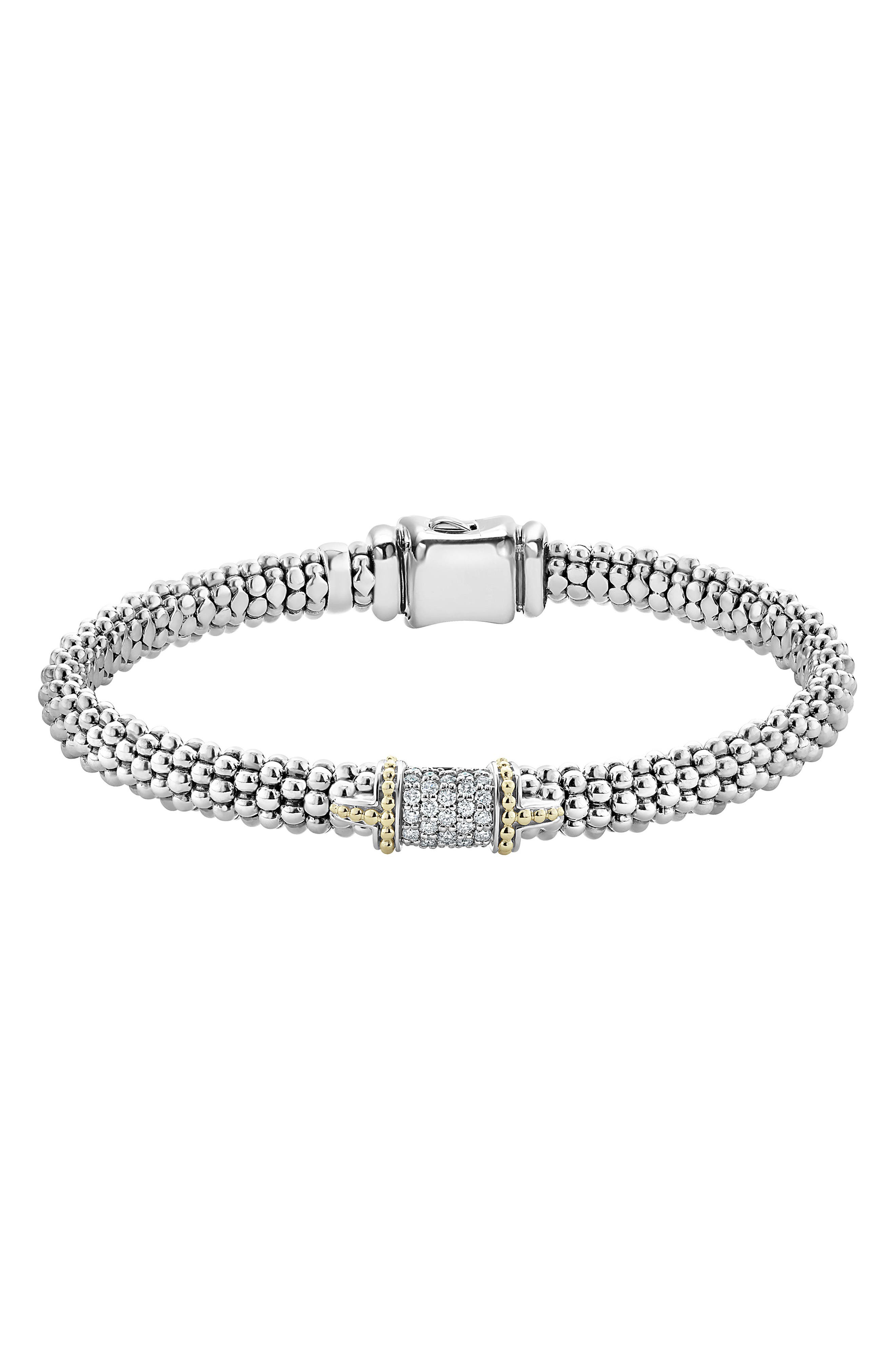 LAGOS Diamond Caviar Bracelet Nordstrom