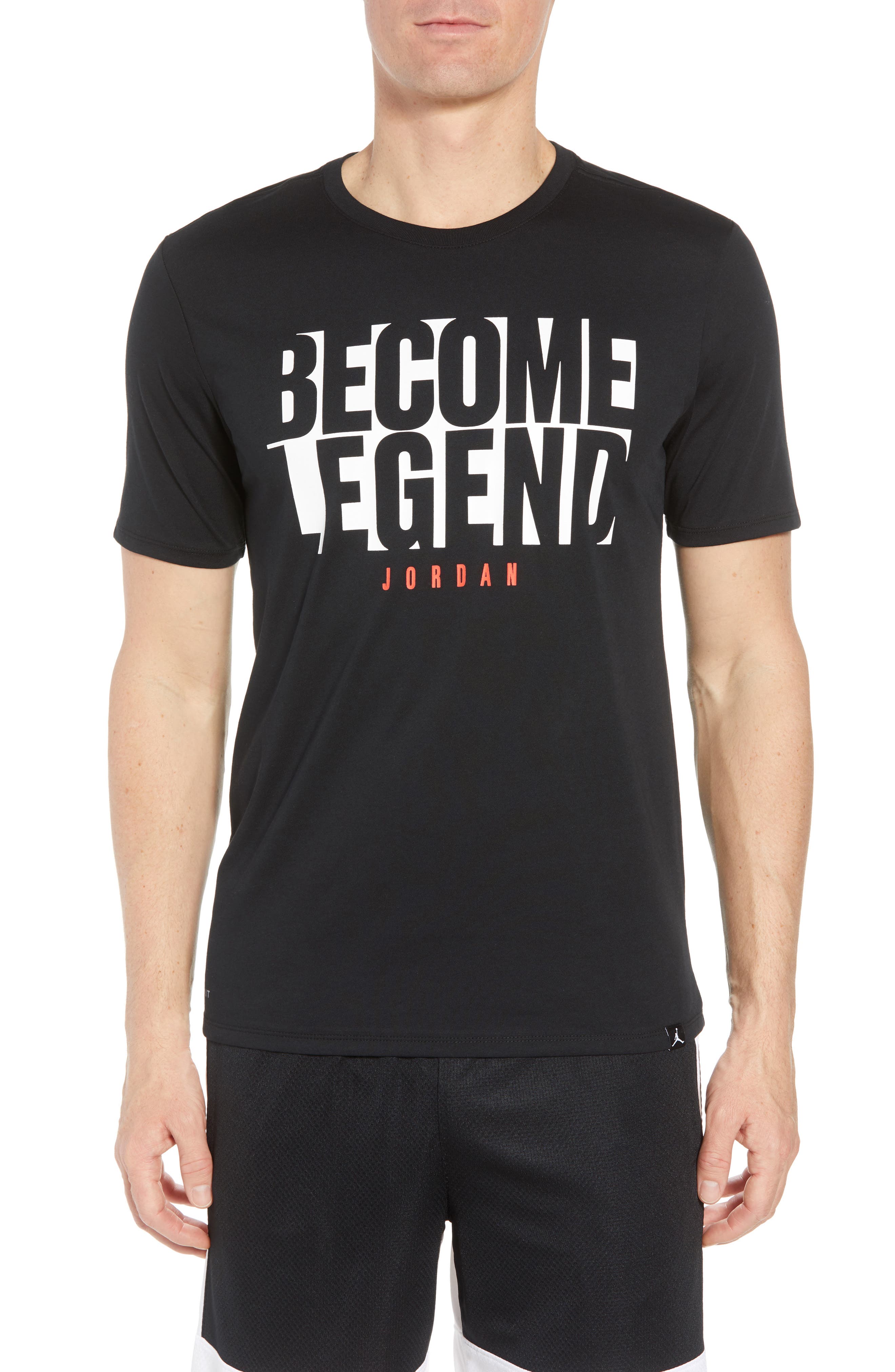 Nike Jordan Become Legend Graphic T-Shirt, Black