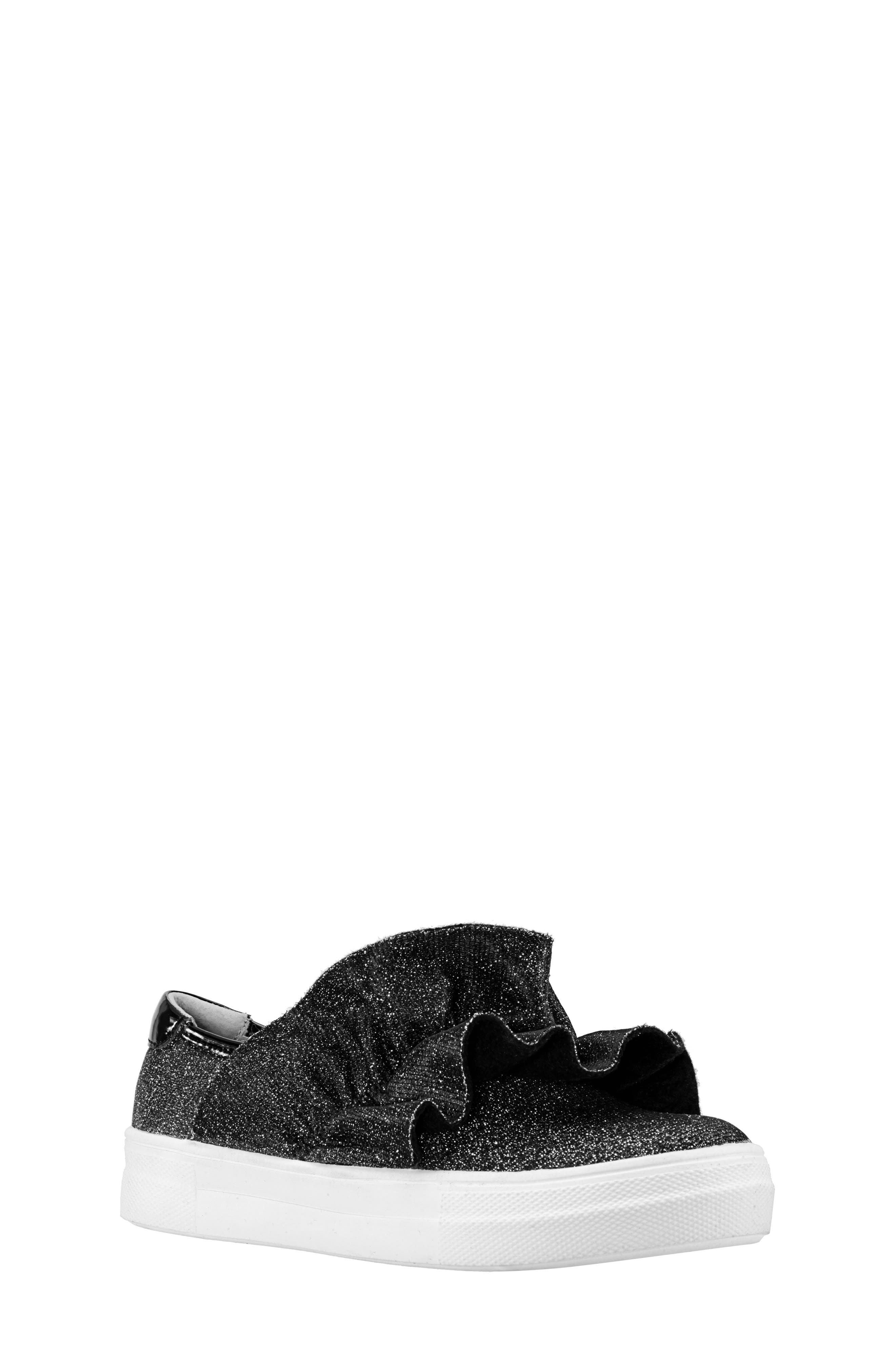 UPC 794378364870 product image for Girl's Nina Ivani Slip-On Sneaker, Size 3 M - Black | upcitemdb.com