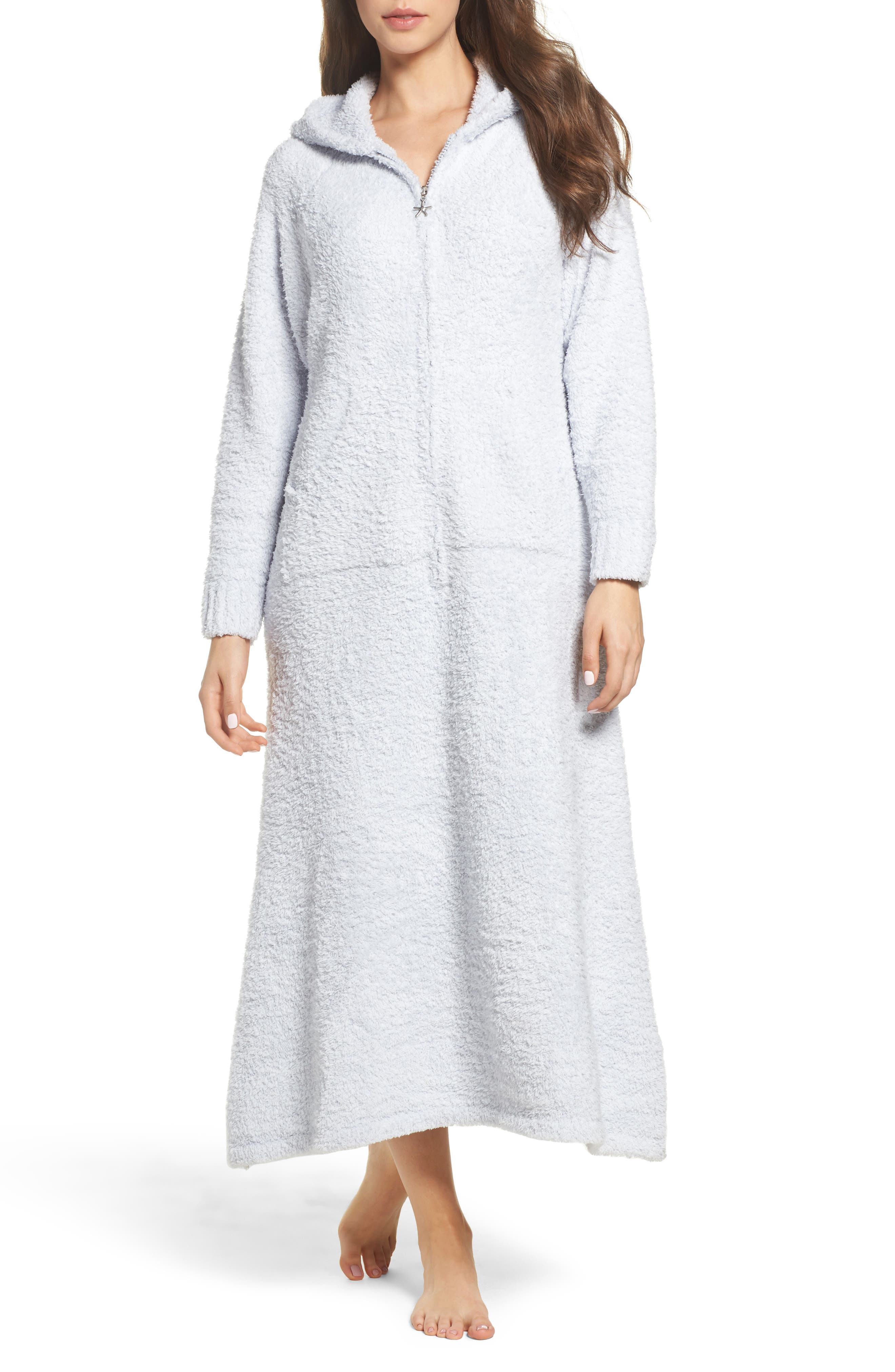 Barefoot Dreams® CozyChic® Hooded Zip Robe Nordstrom
