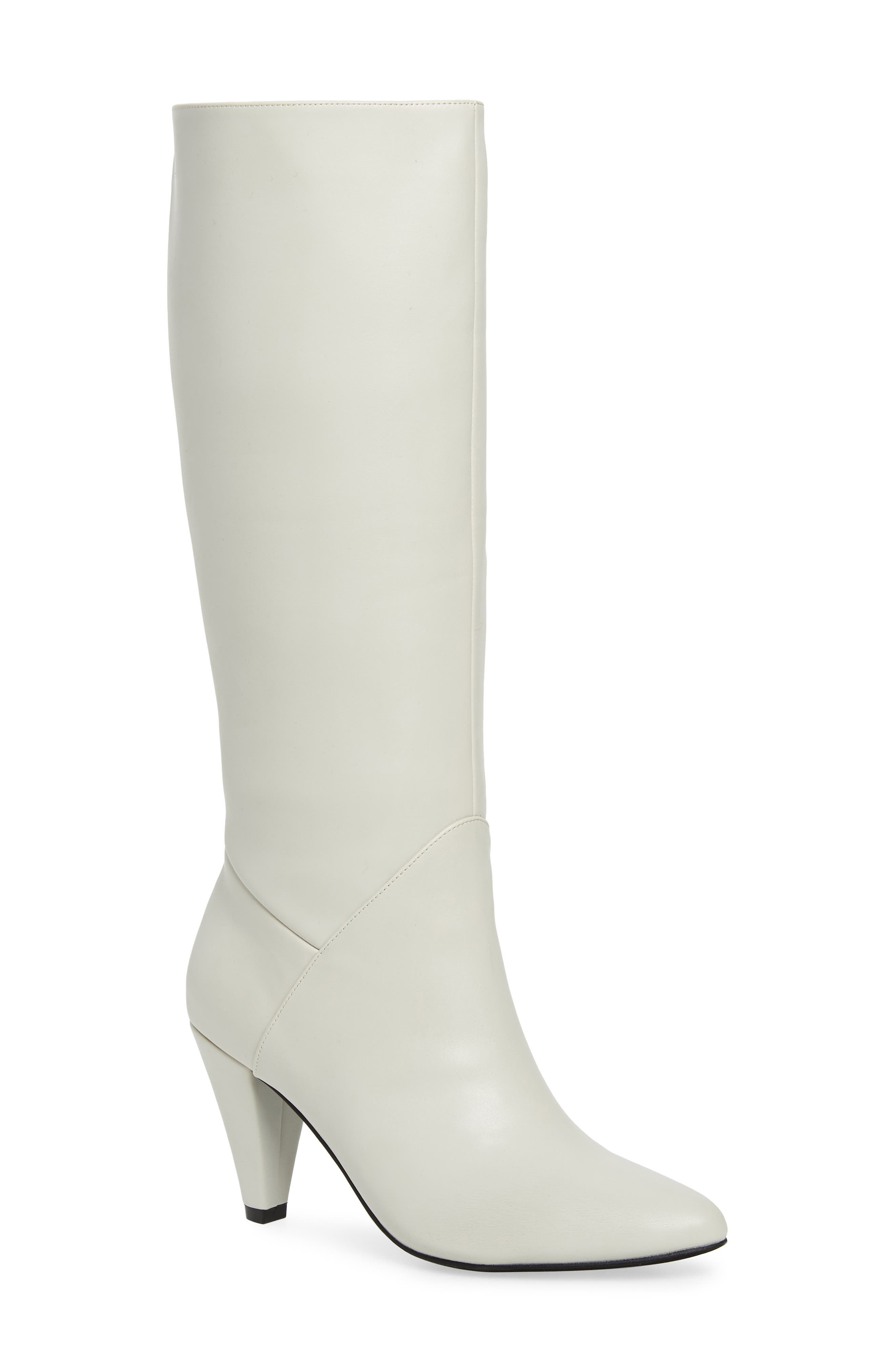 Jeffery Campbell Candle Knee High Boot, Ivory