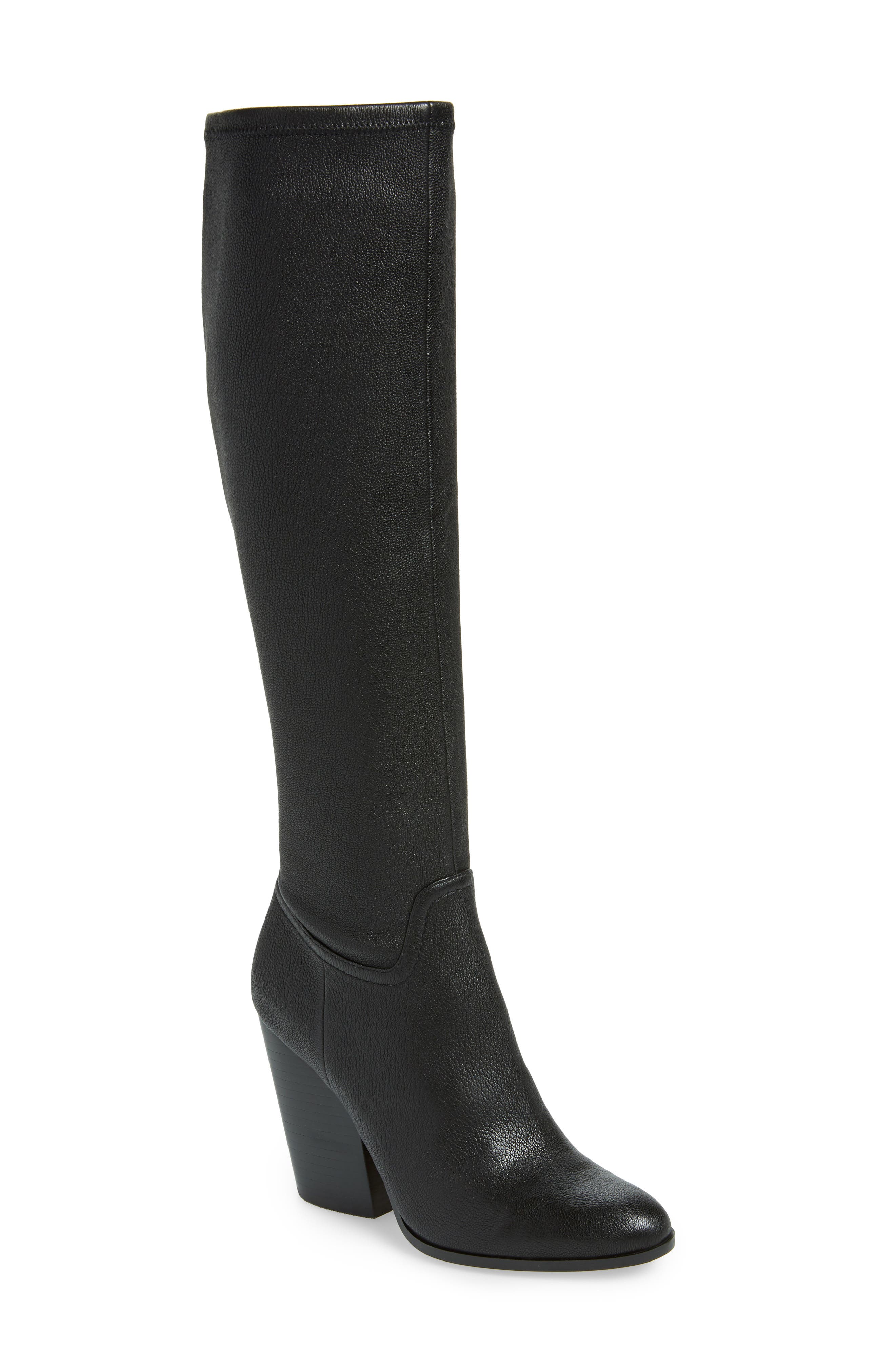 Linea Paolo Elena Knee High Boot, Black