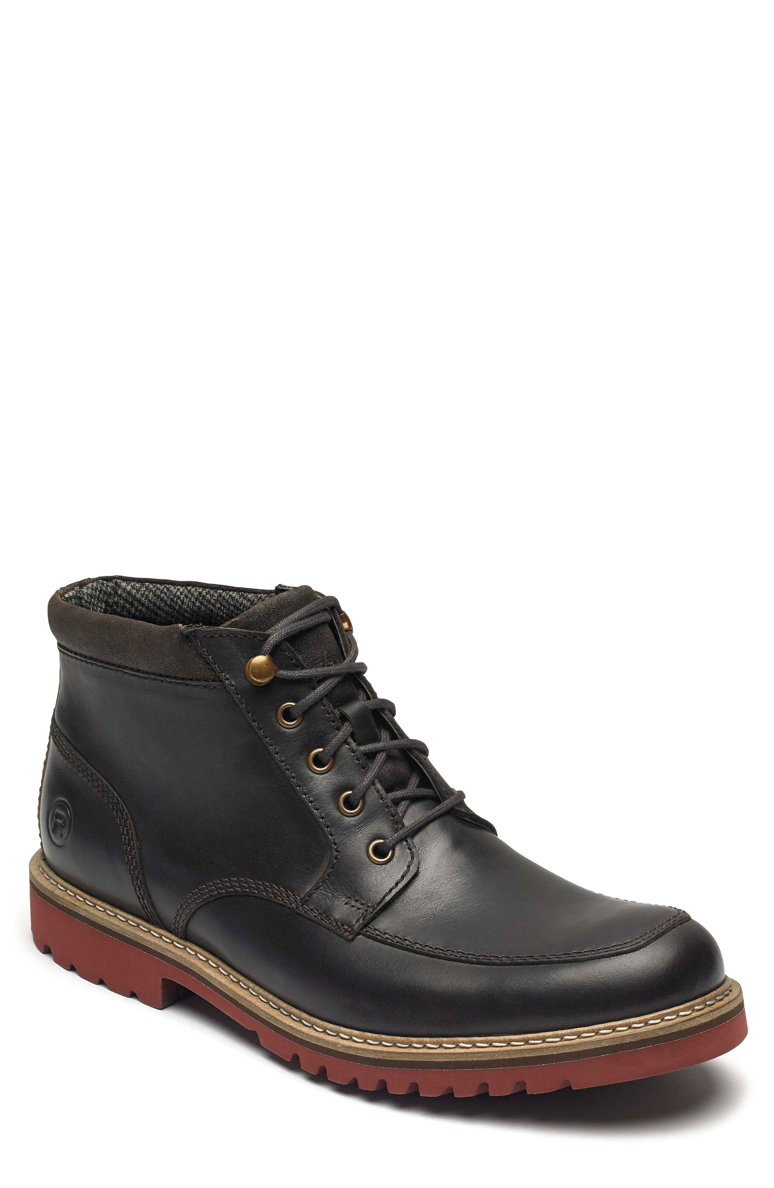 Rockport Marshall Moc Toe Boot- Brown