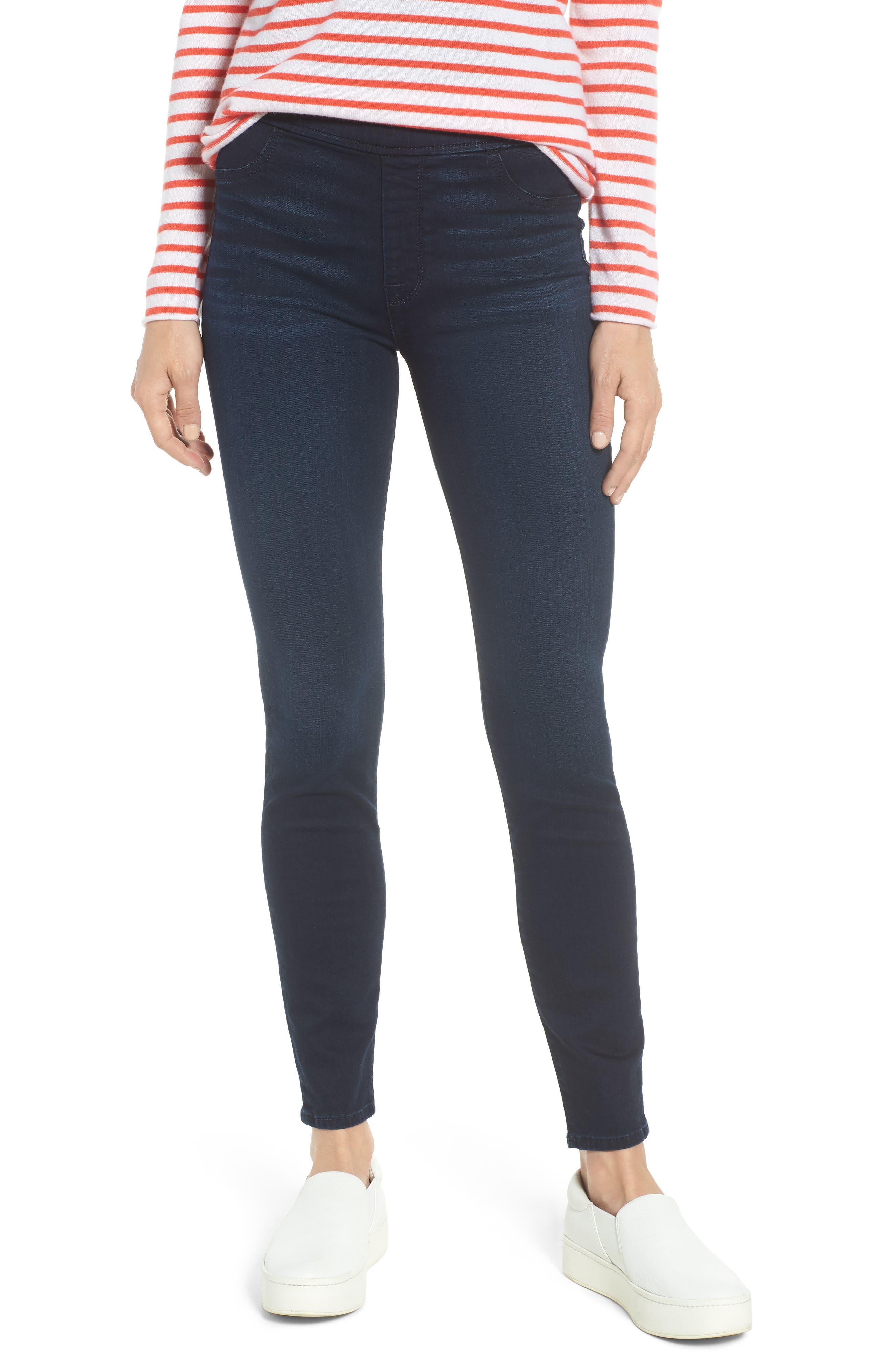 Jen7 Comfort Skinny Denim Leggings, Blue