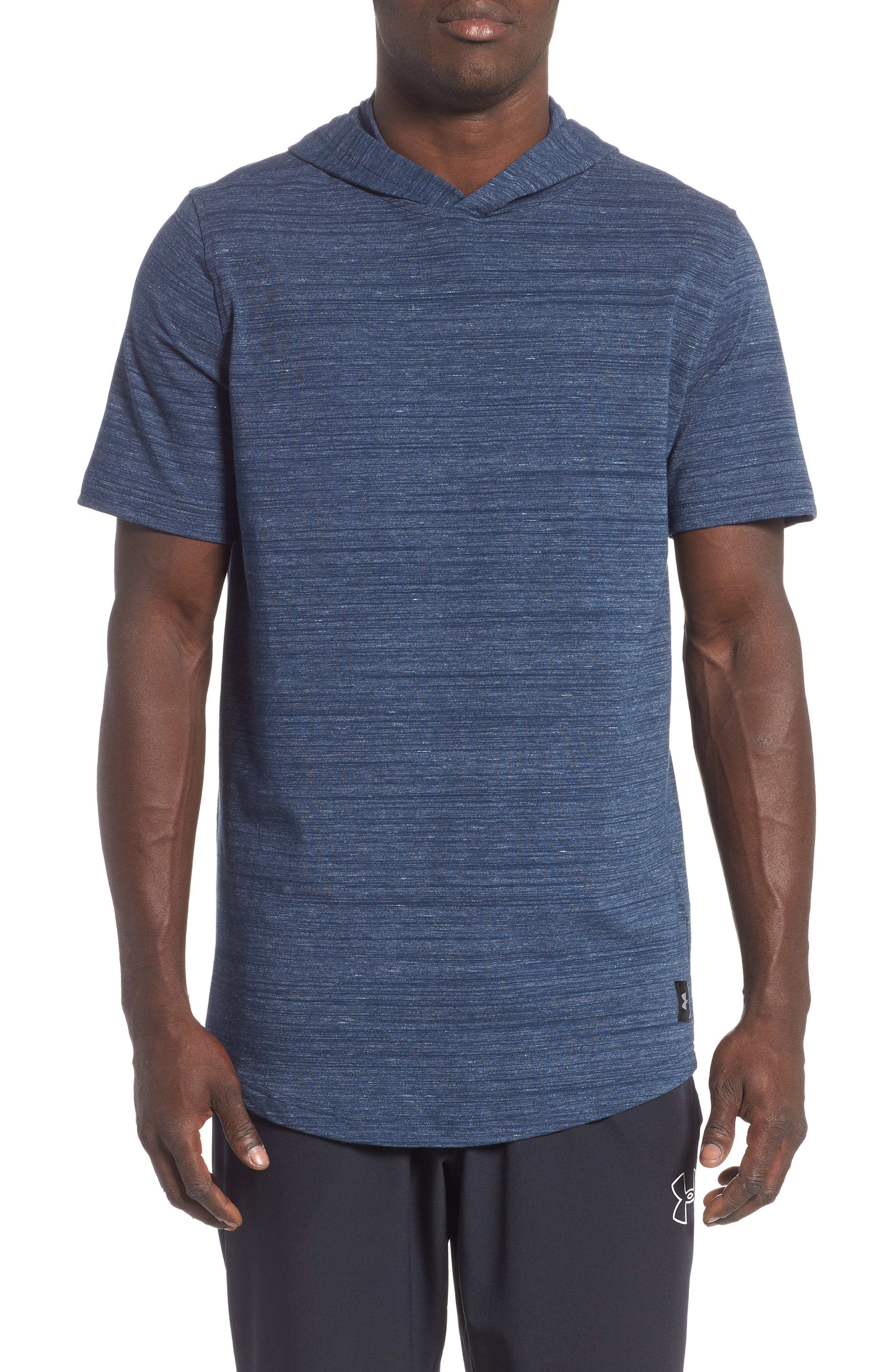 Under Armour Sportstyle Short Sleeve Hoodie, Blue