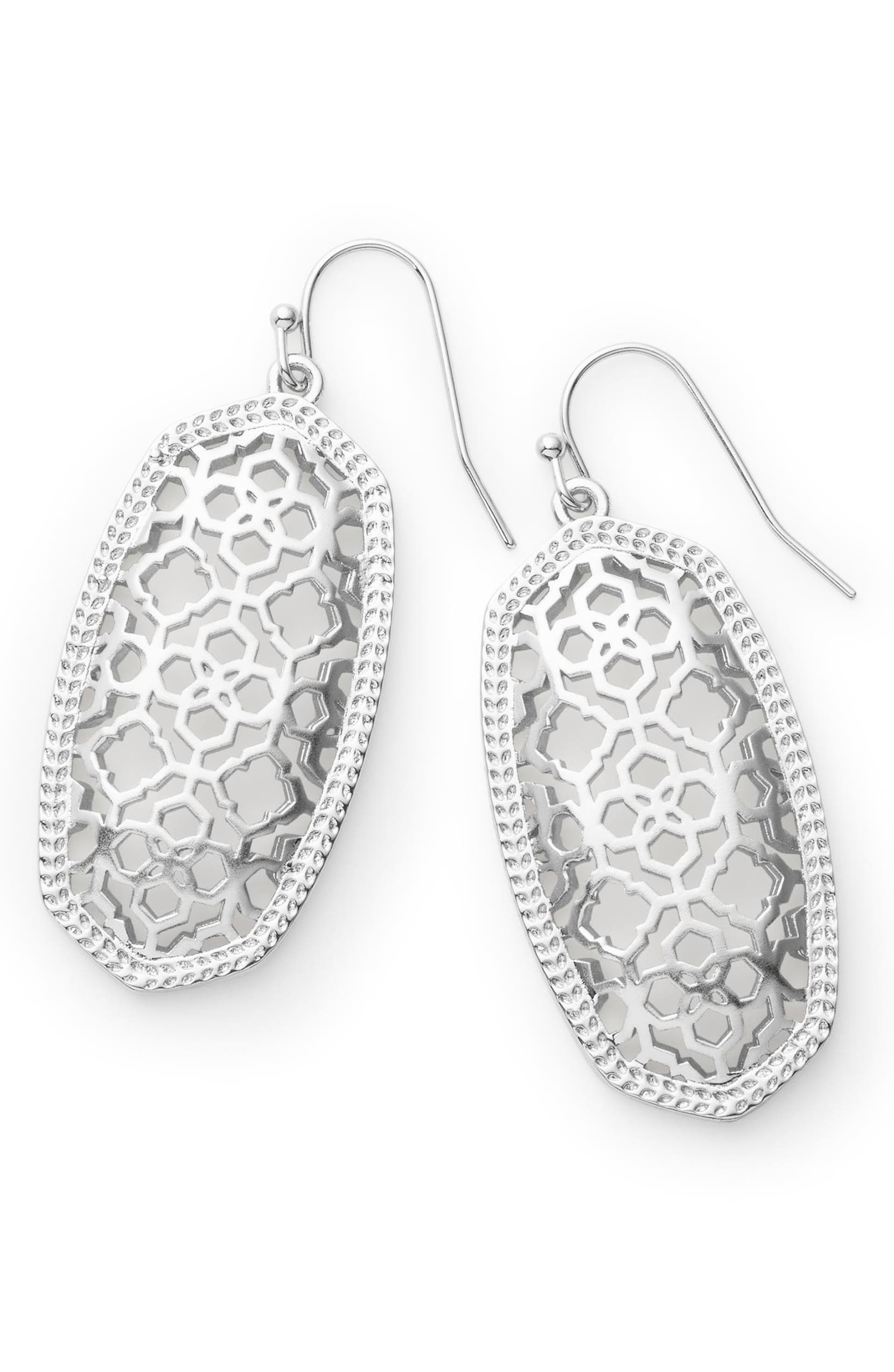 Kendra Scott Elle Filigree Drop Earrings Nordstrom