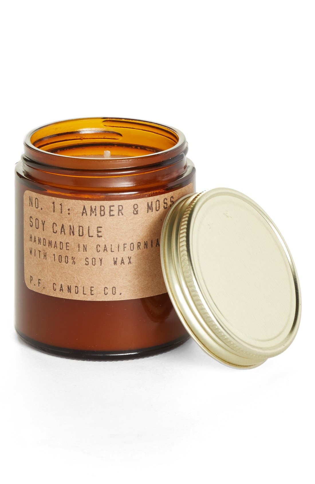 P.F. Candle Co. Amber & Moss Mini Soy Candle Nordstrom