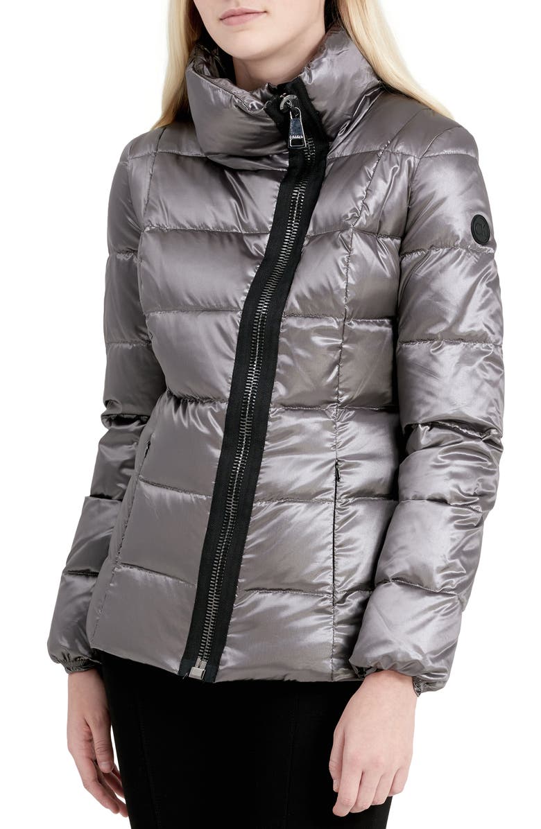 Calvin Klein Asymmetrical Zip Down Jacket | Nordstrom