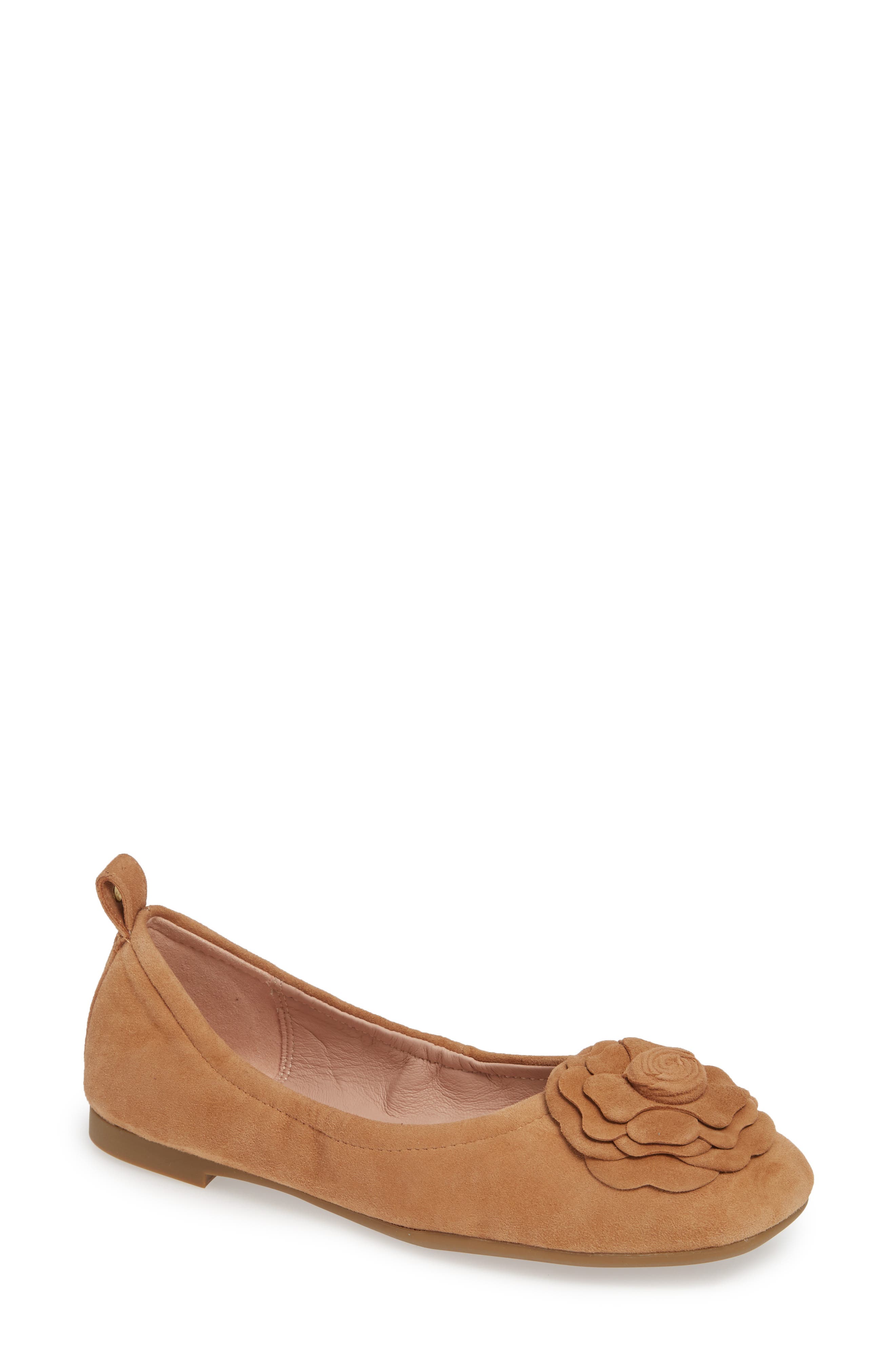 Taryn Rose Rosalyn Ballet Flat, Beige