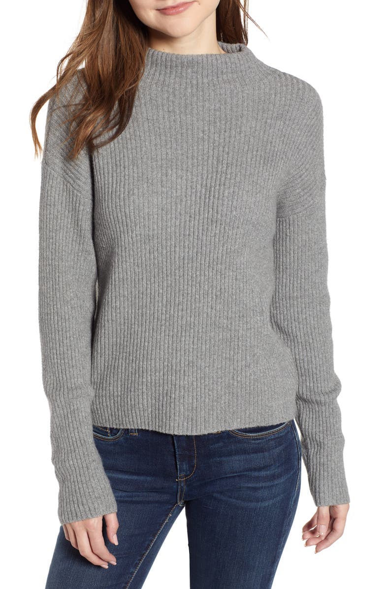 BP. Ribbed Funnel Neck Sweater | Nordstrom