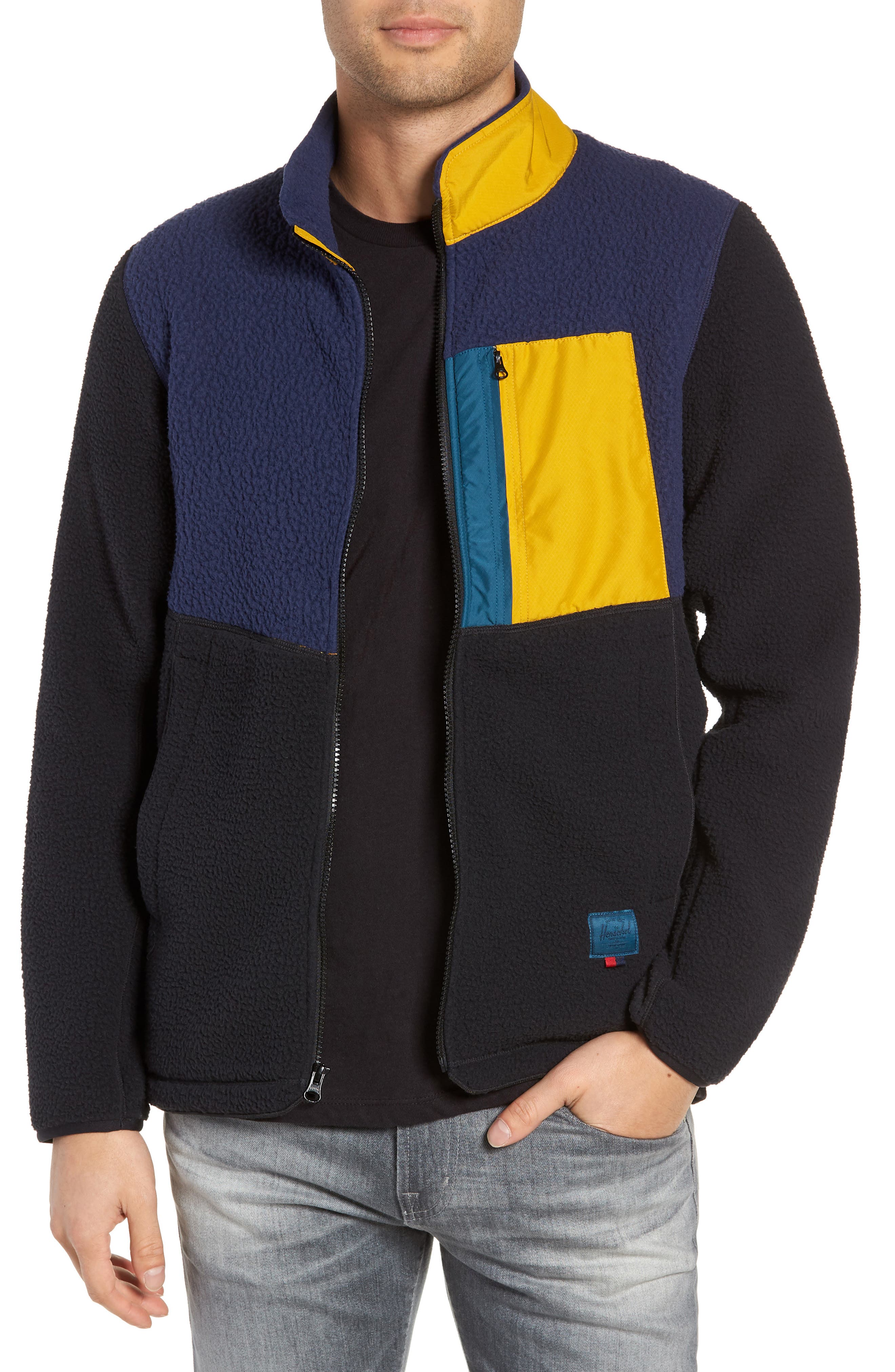 Herschel Supply Co. Tech Fleece Jacket, Blue