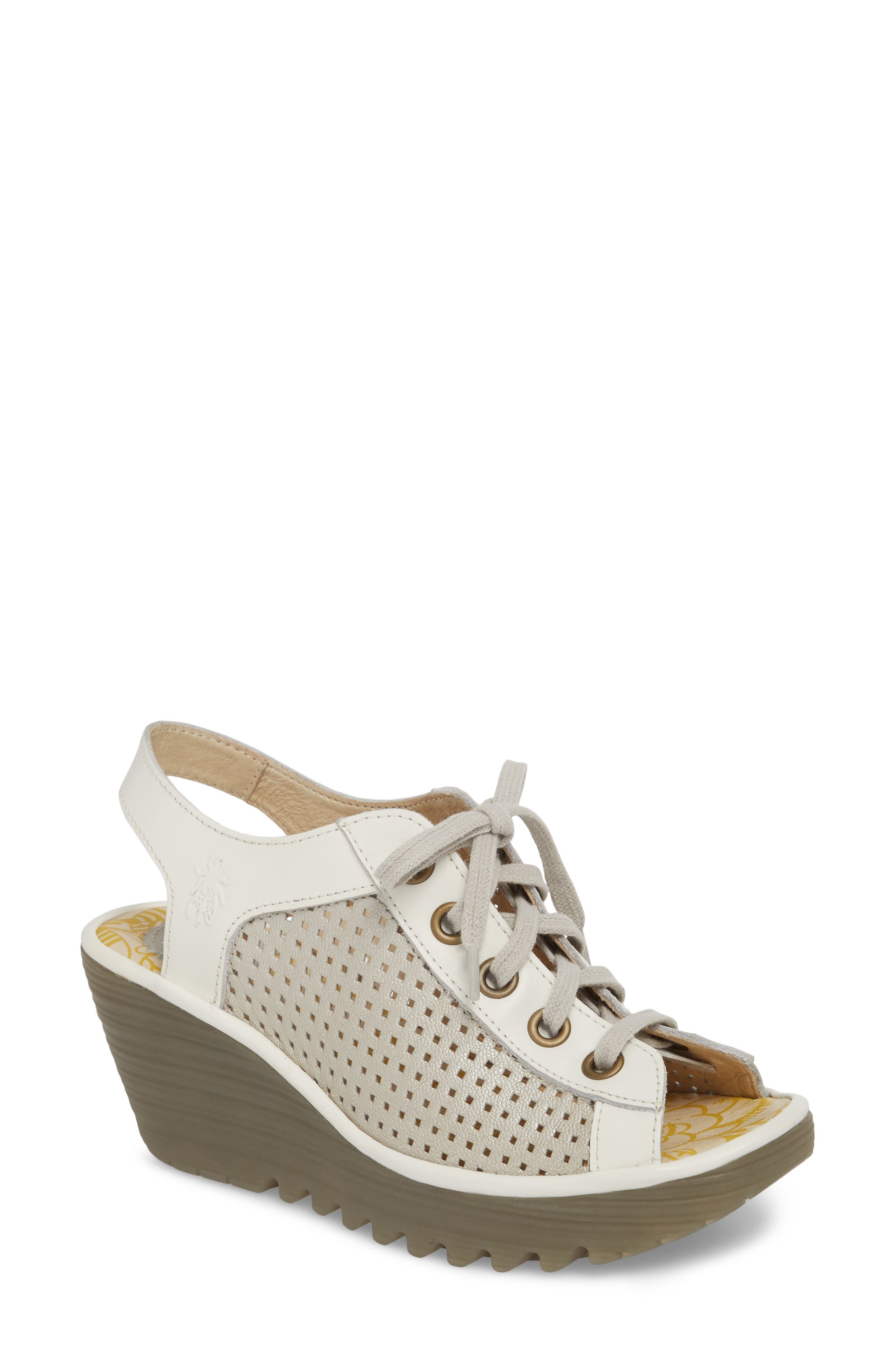 Fly London Yeki Sandal-8 W - Grey