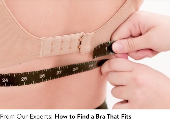 Play video to learn how to find a bra that fits.