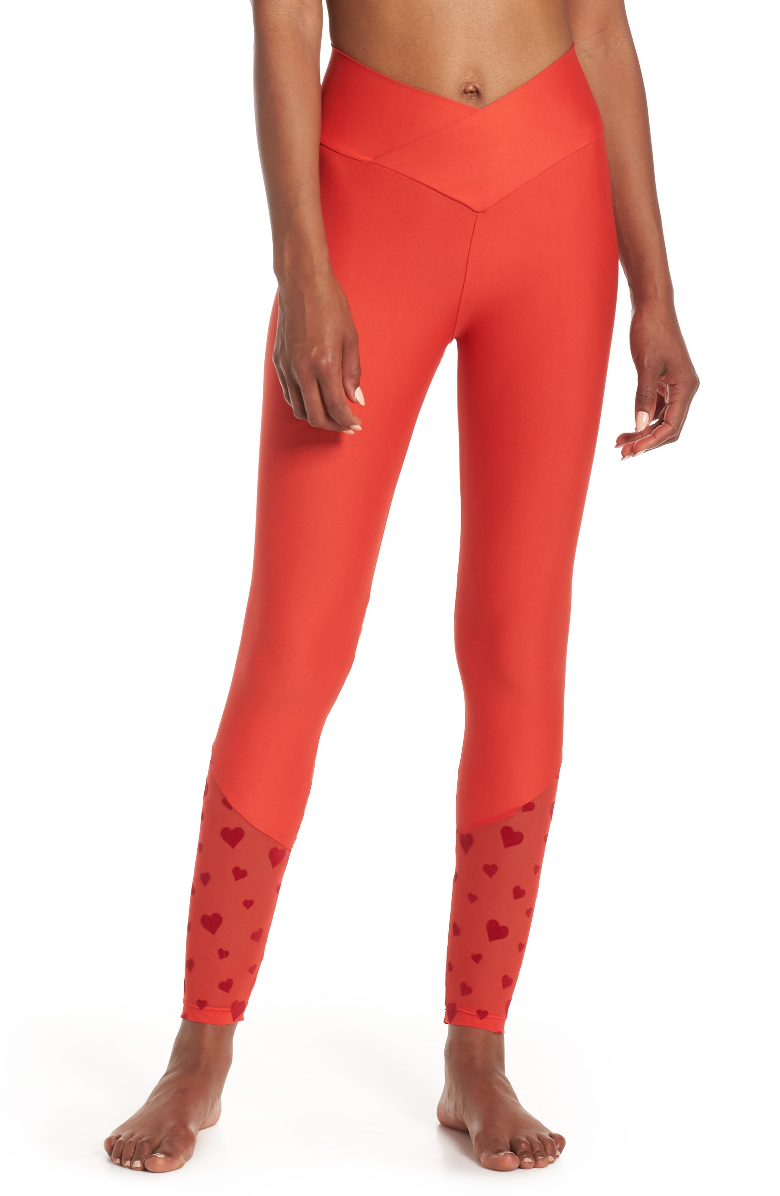 Beach Riot Beach Leggings, Red