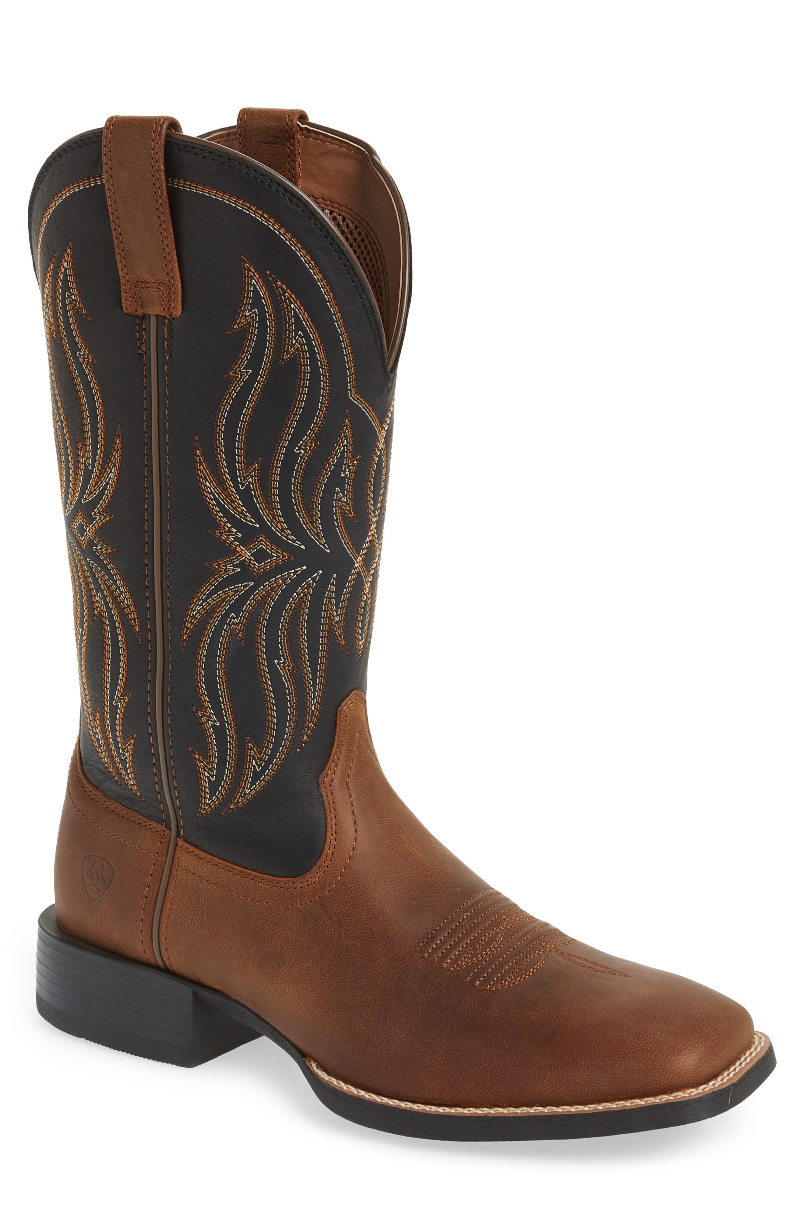 Ariat Sport Rustler Cowboy Boot, Brown