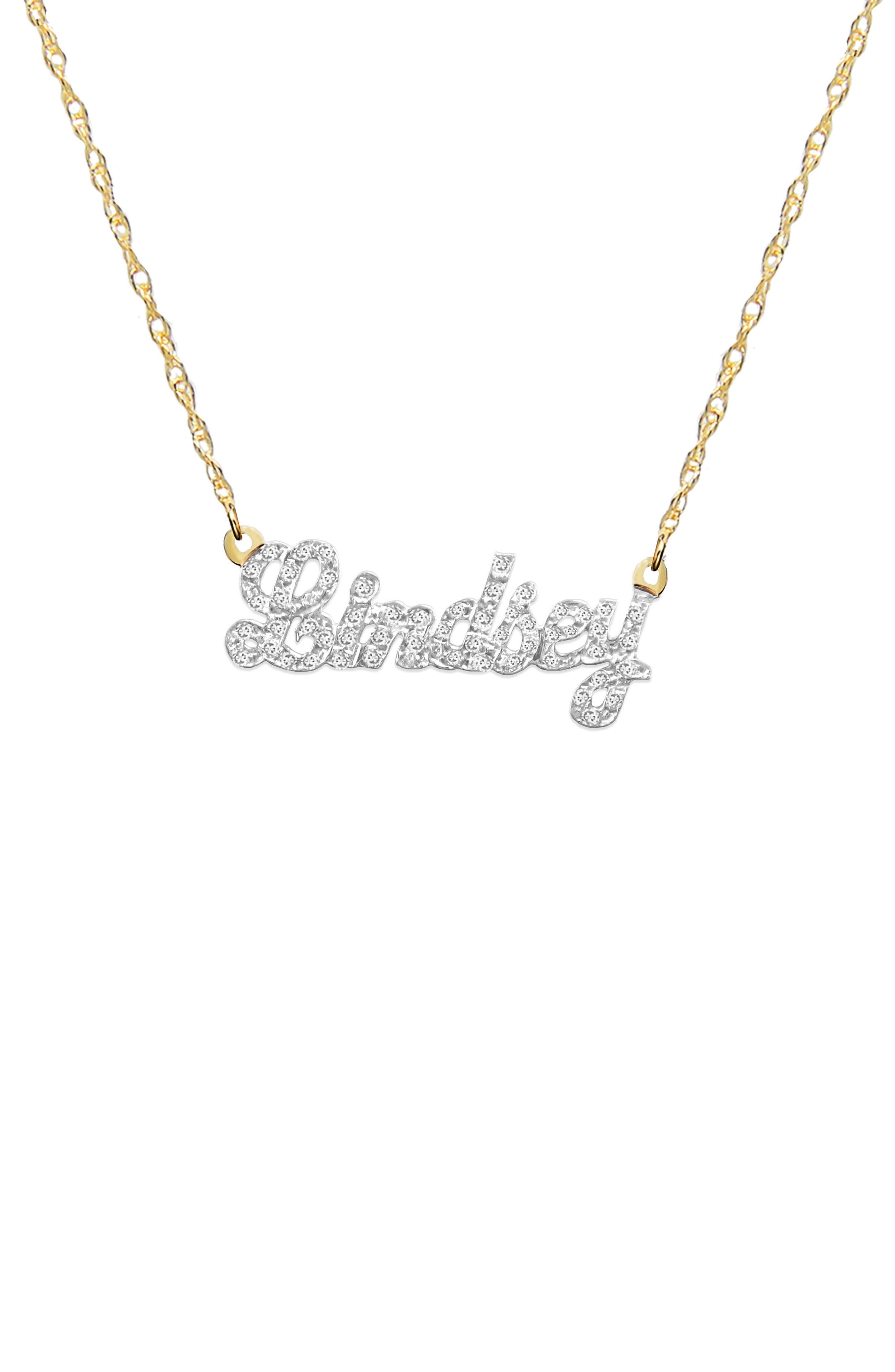 Hailey on sale name necklace