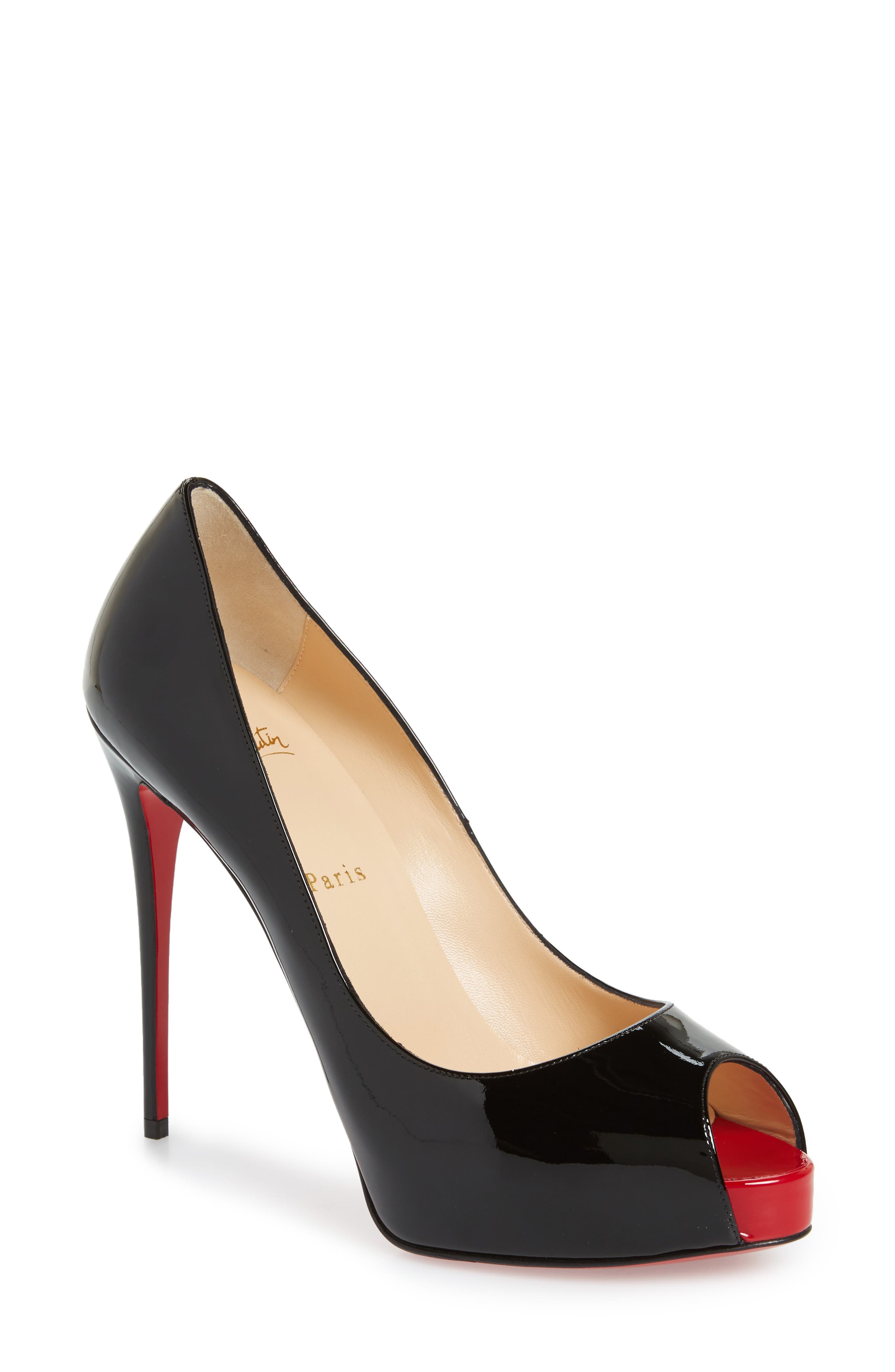 Christian Louboutin 'Prive' Open Toe Pump Nordstrom