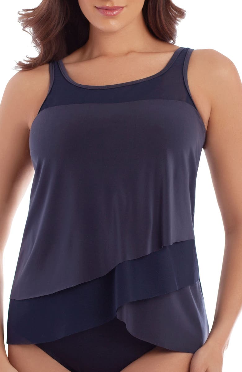 Miraclesuit® Illusionists Mirage Underwire Tankini Top | Nordstrom