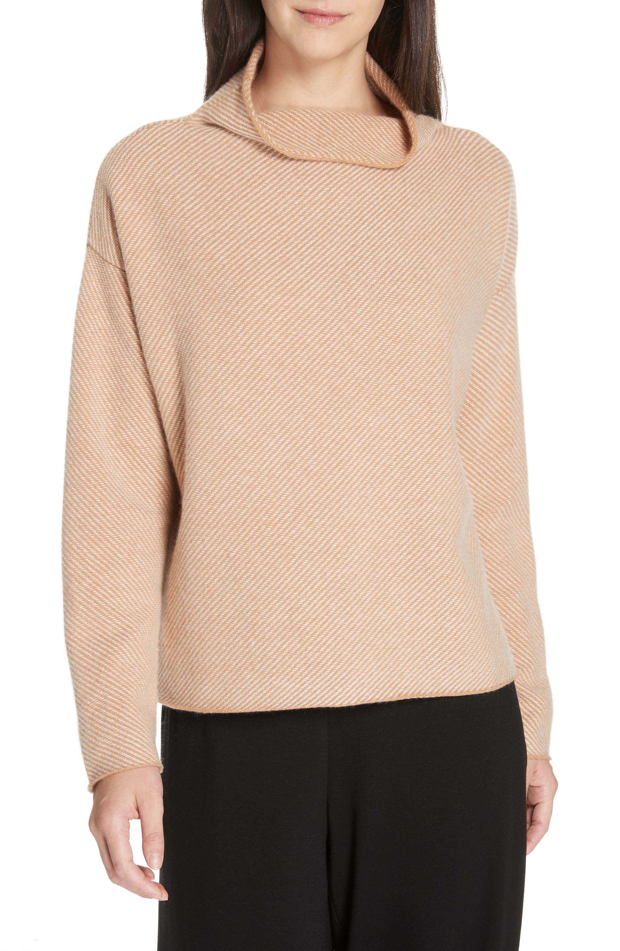 Eileen Fisher Cashmere & Wool Sweater, Brown