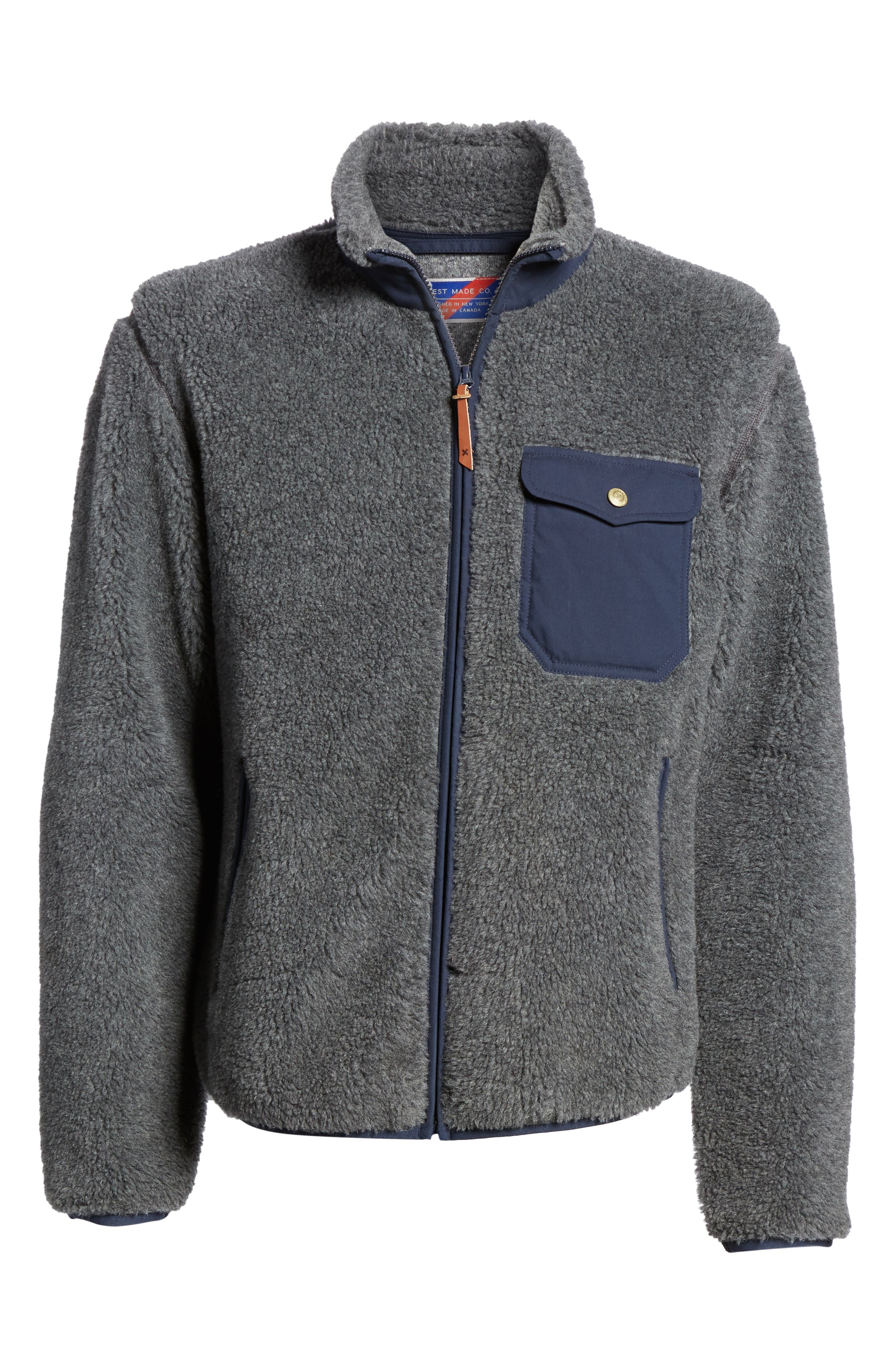 Best Made Co. The Wool Fleece Jacket, Grey