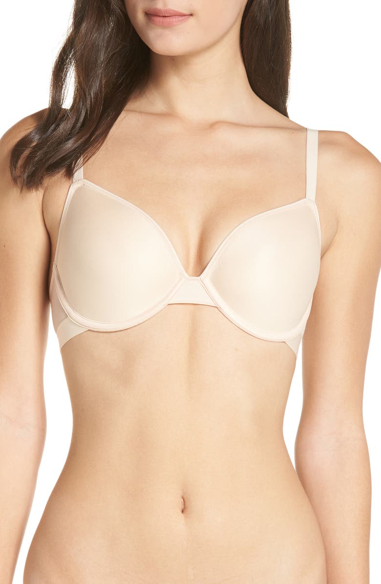 Click to view more detailed imagery on our partner's website Negative Underwear Molded Underwire Bra In Peach