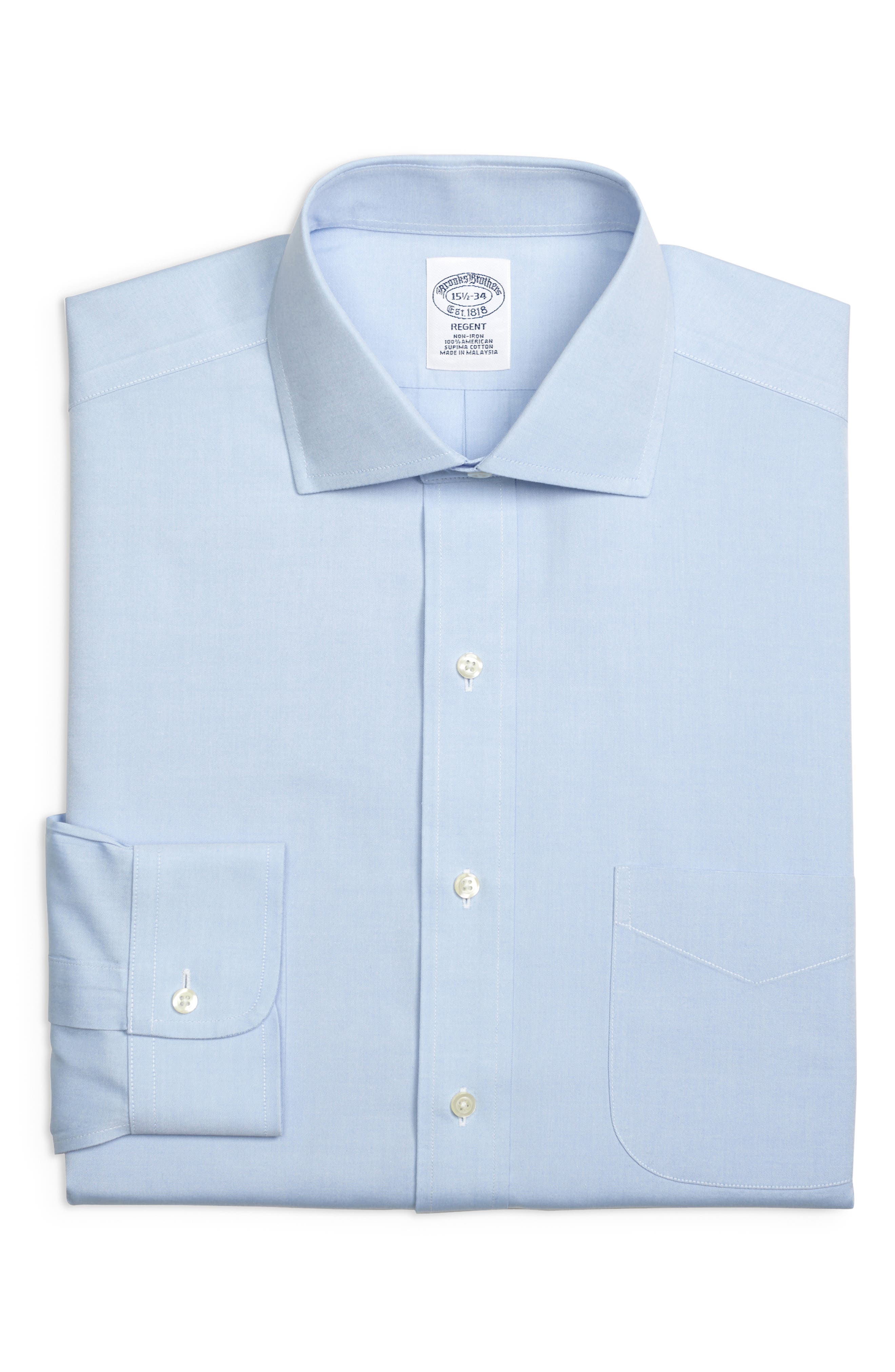 Brooks Brothers Regular Fit Solid Dress Shirt (3 For $207)