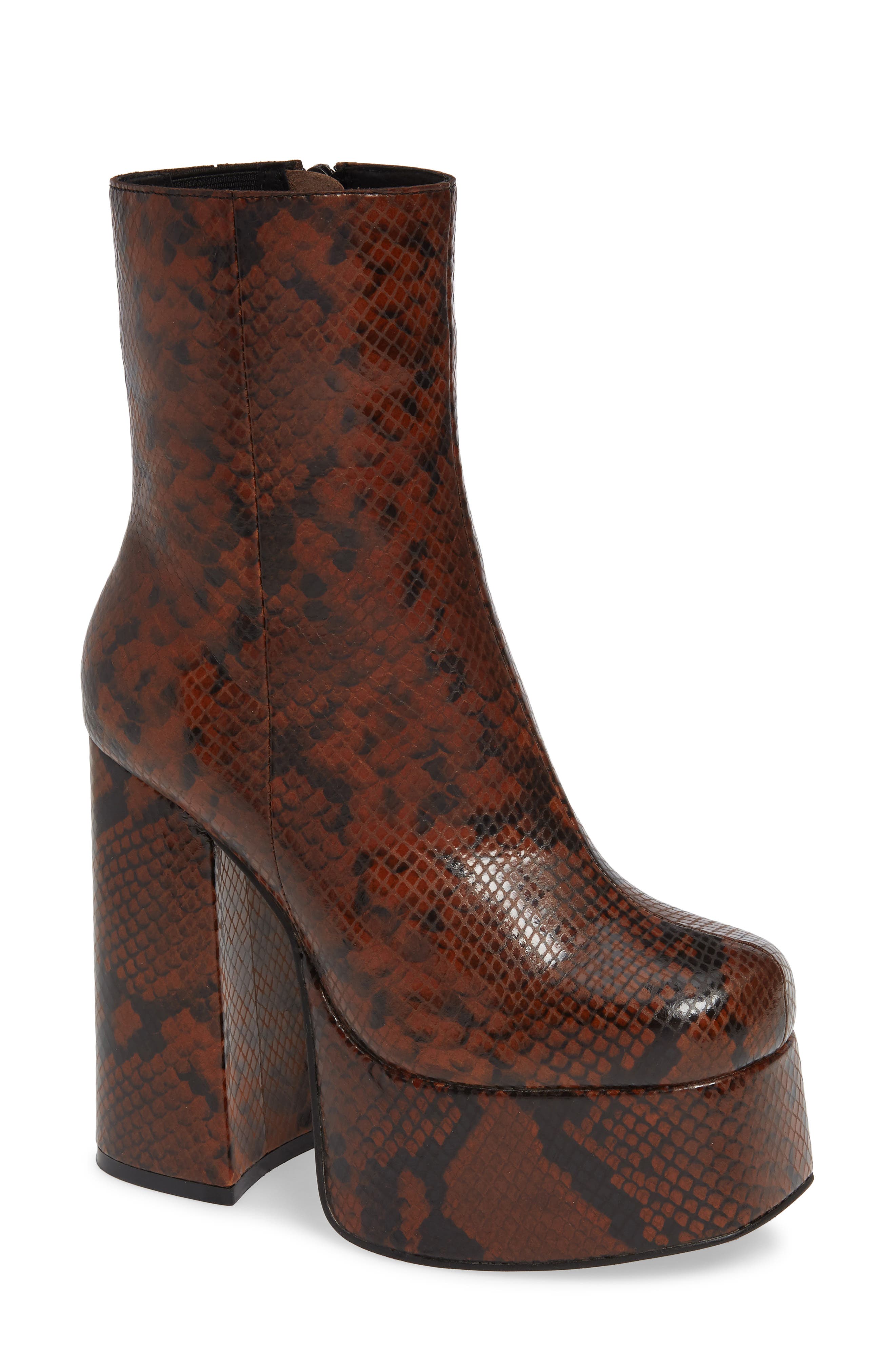 Jeffrey Campbell Widow Platform Boot, Brown