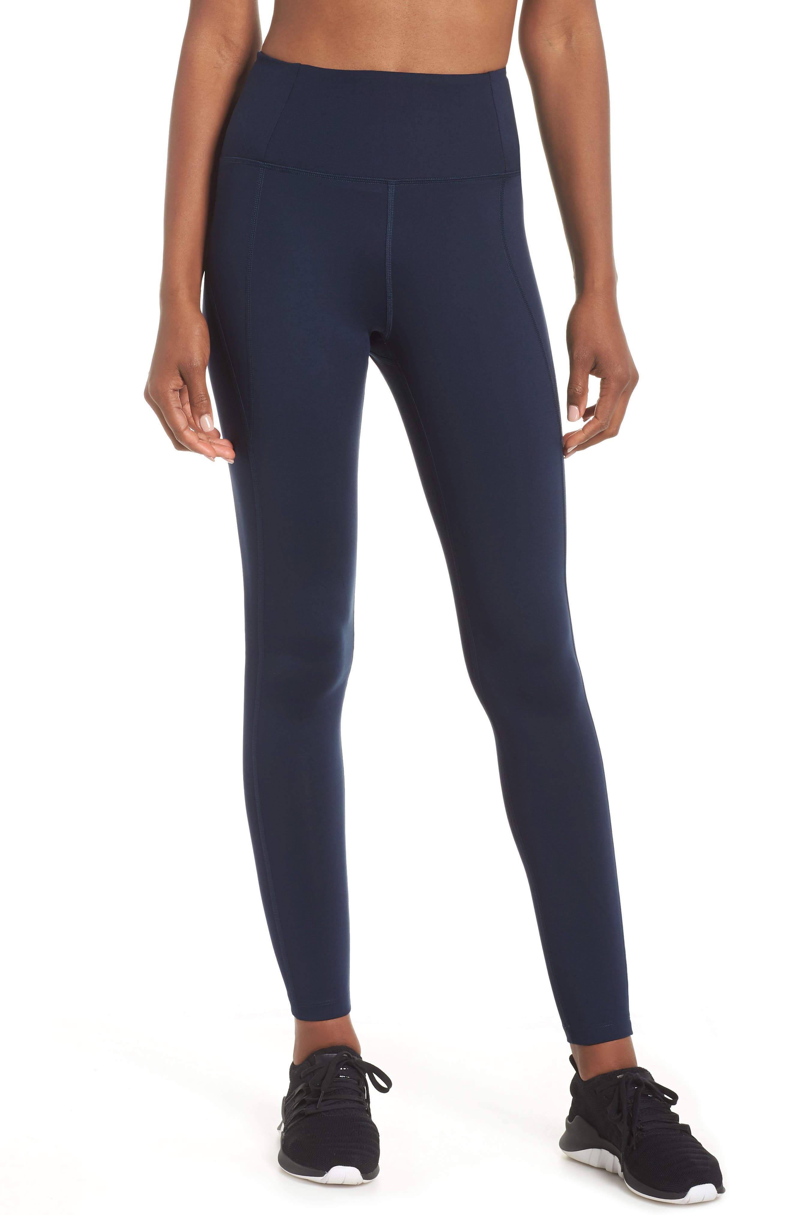 Girlfriend Collective High Waist Full Length Leggings, Blue