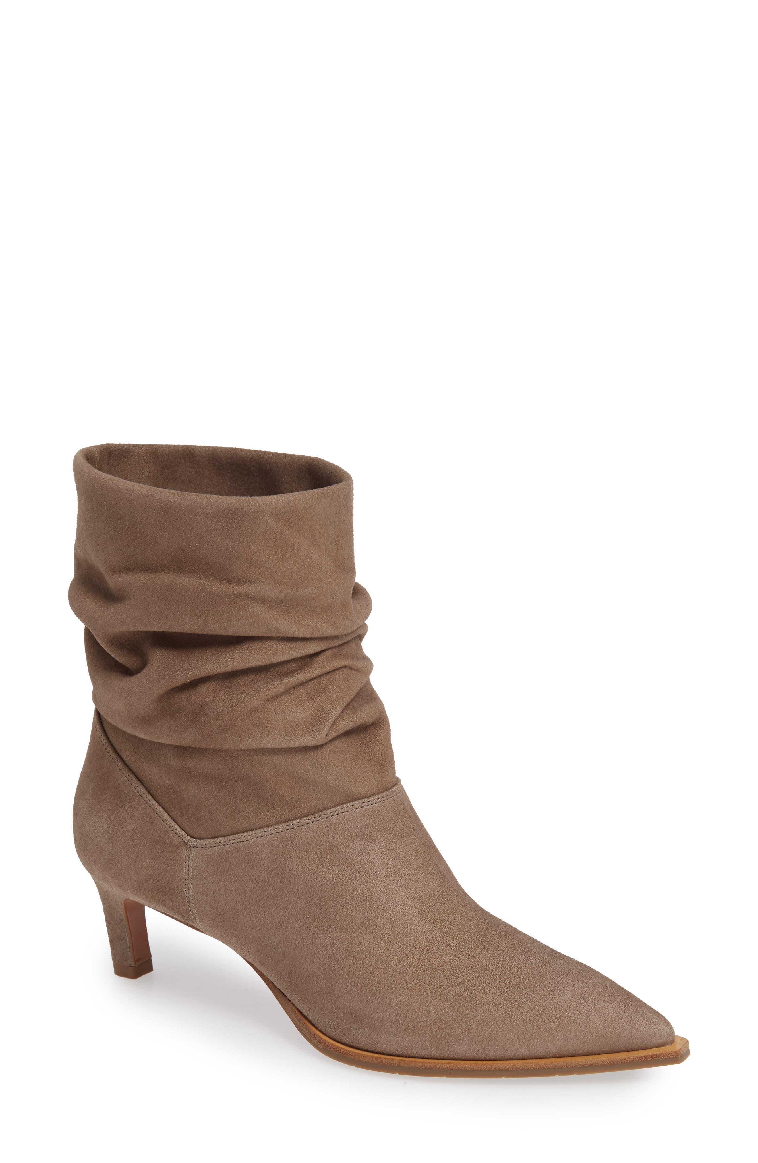 Aquatalia Maddy Water Resistant Slouch Boot, Beige