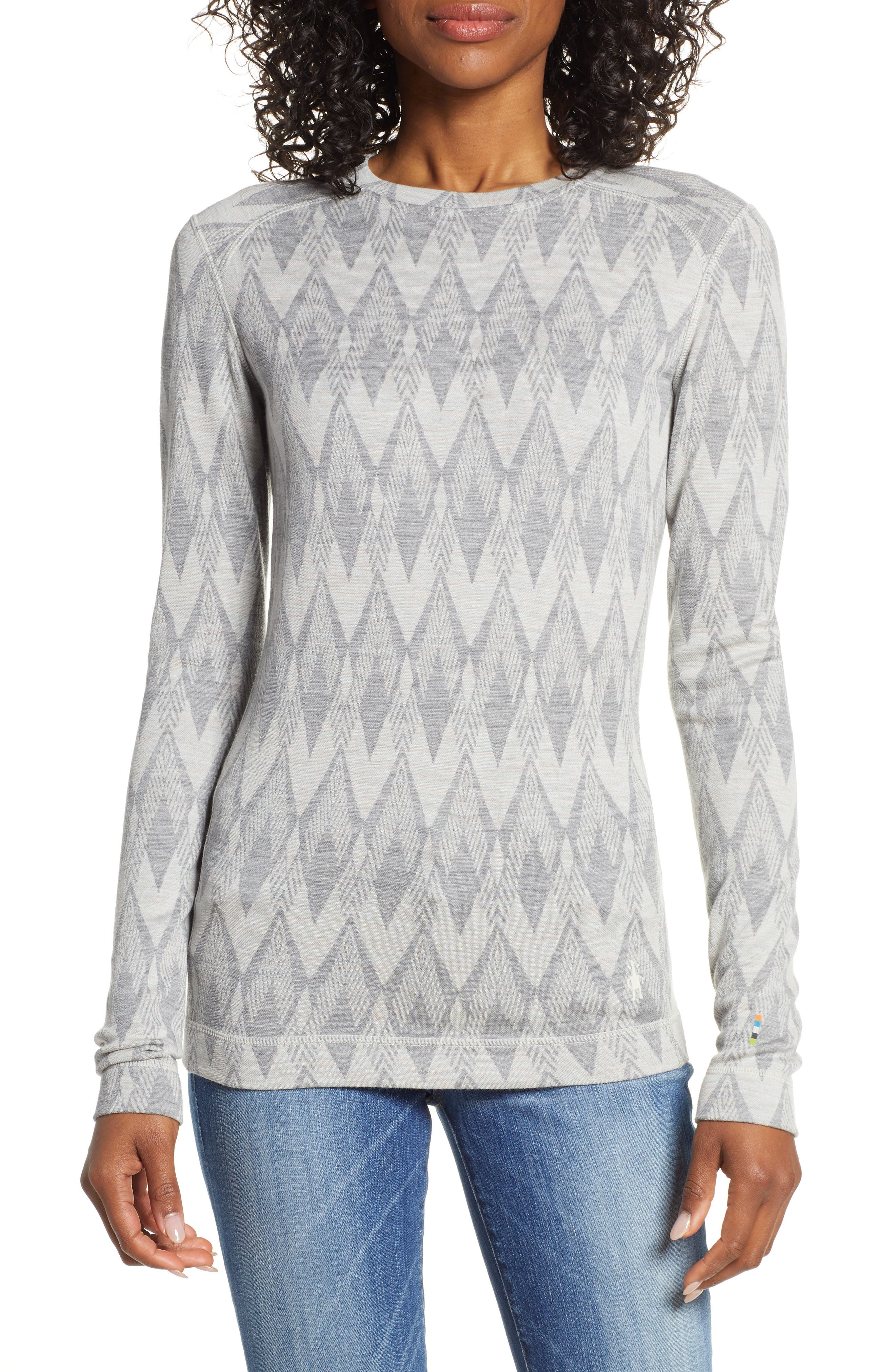 Smartwool Merino 250 Base Layer Top, Grey