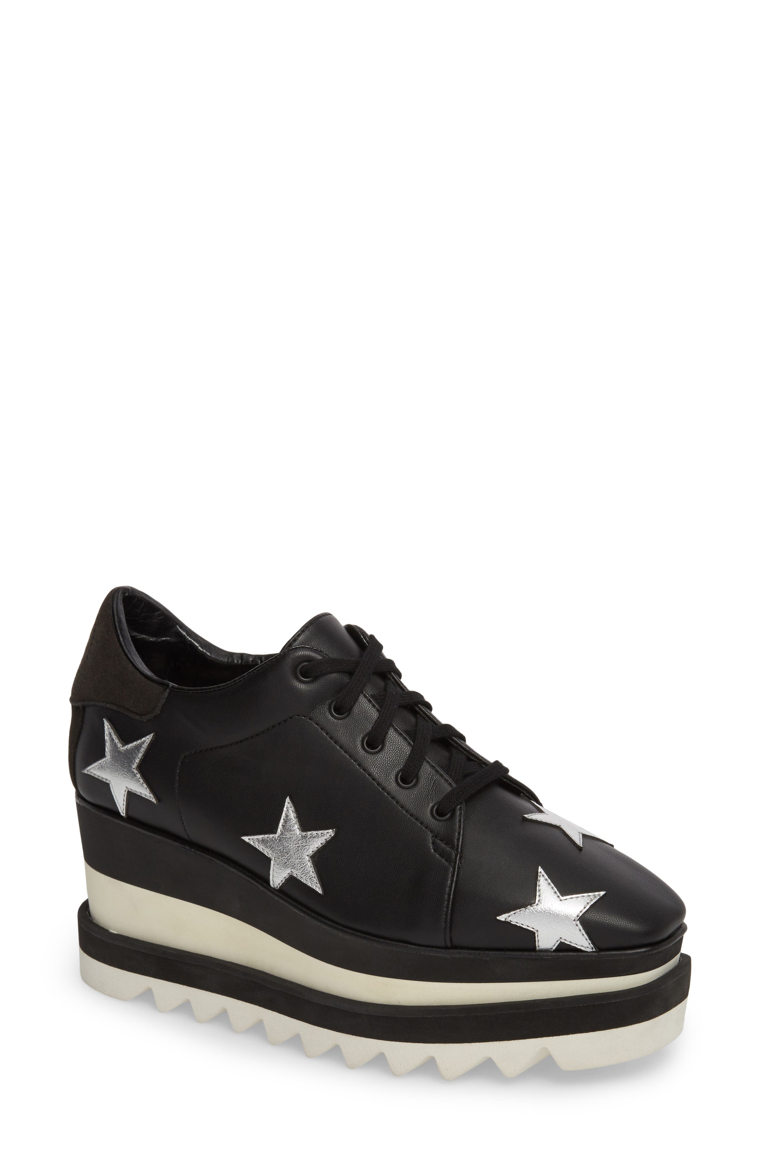 Stella Mccartney Elyse Platform Sneaker, Black