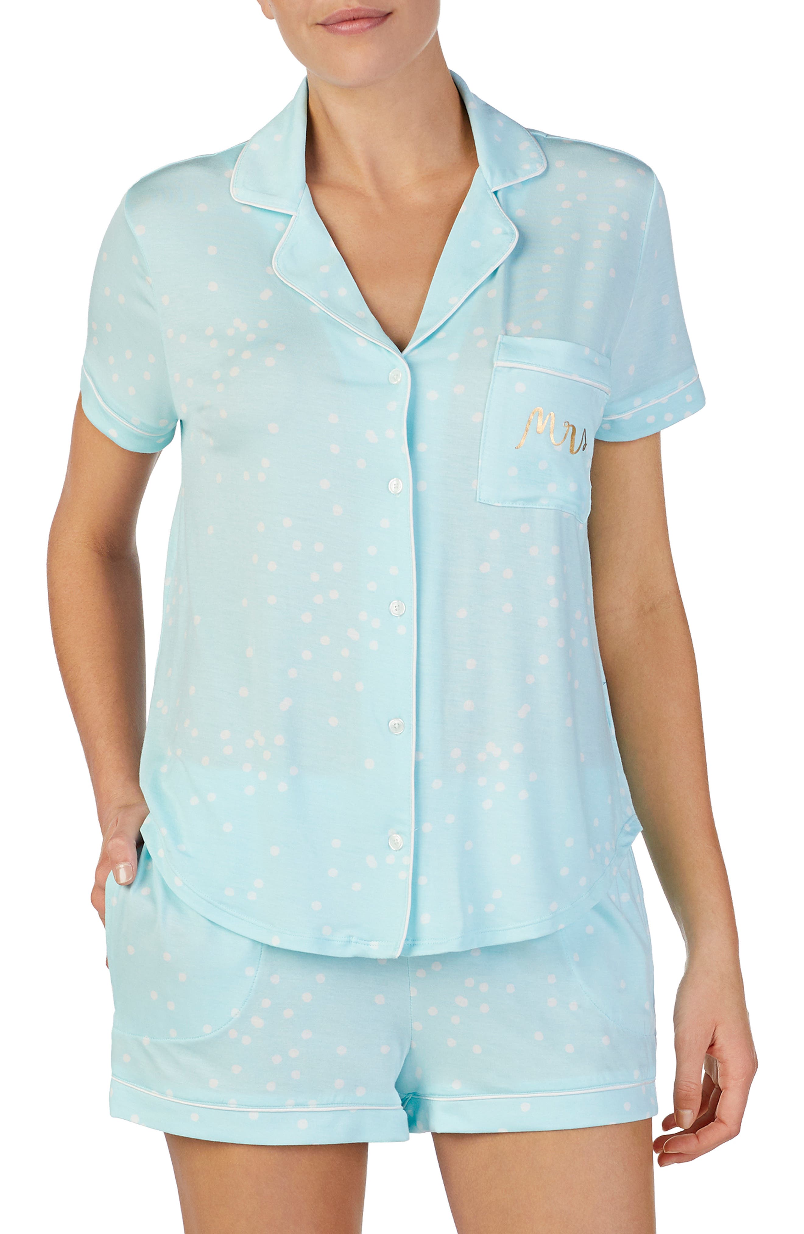 Kate Spade New York Short Pajamas, Blue